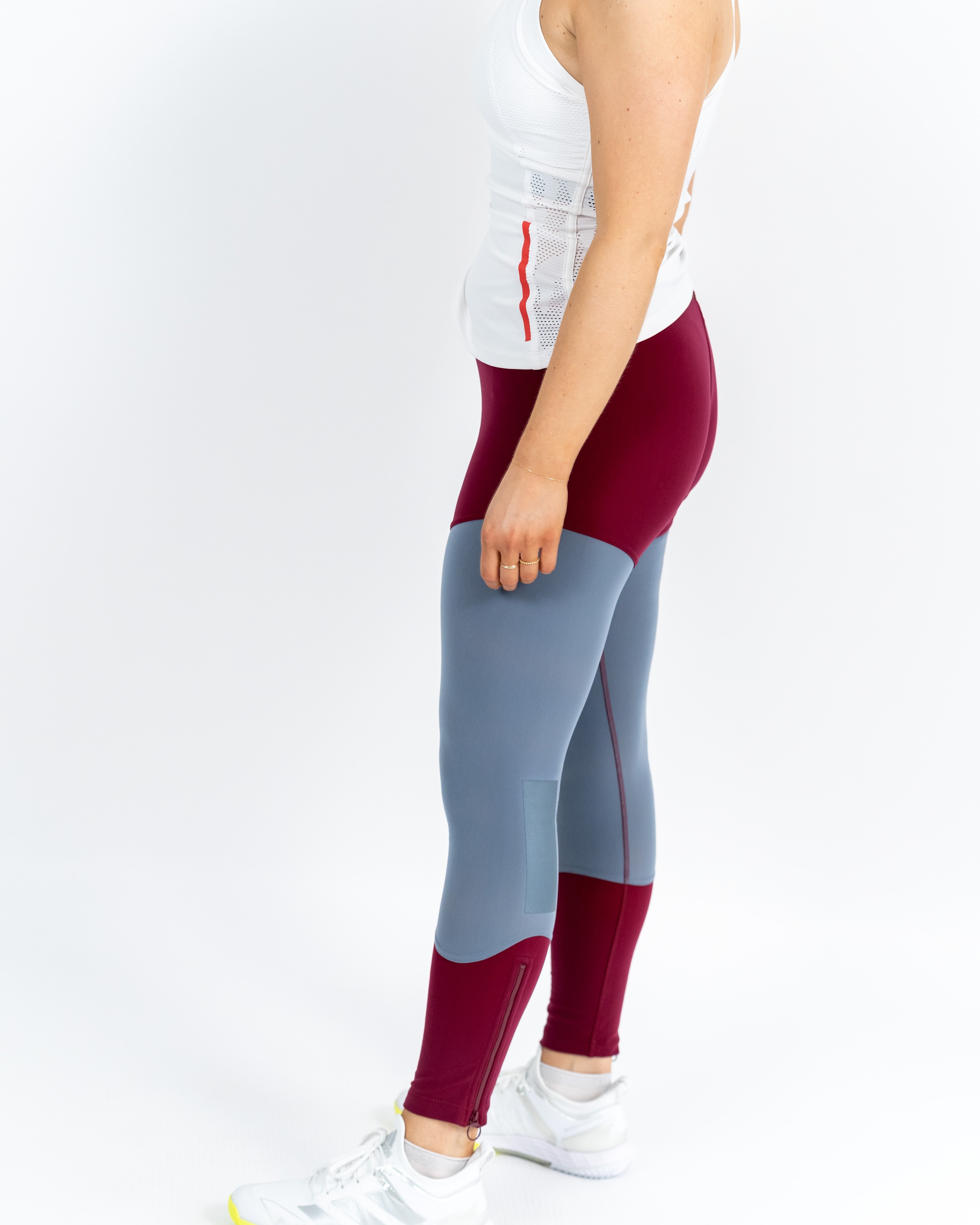 Stella McCartney CLMHT Longtight Bordeaux/Grå