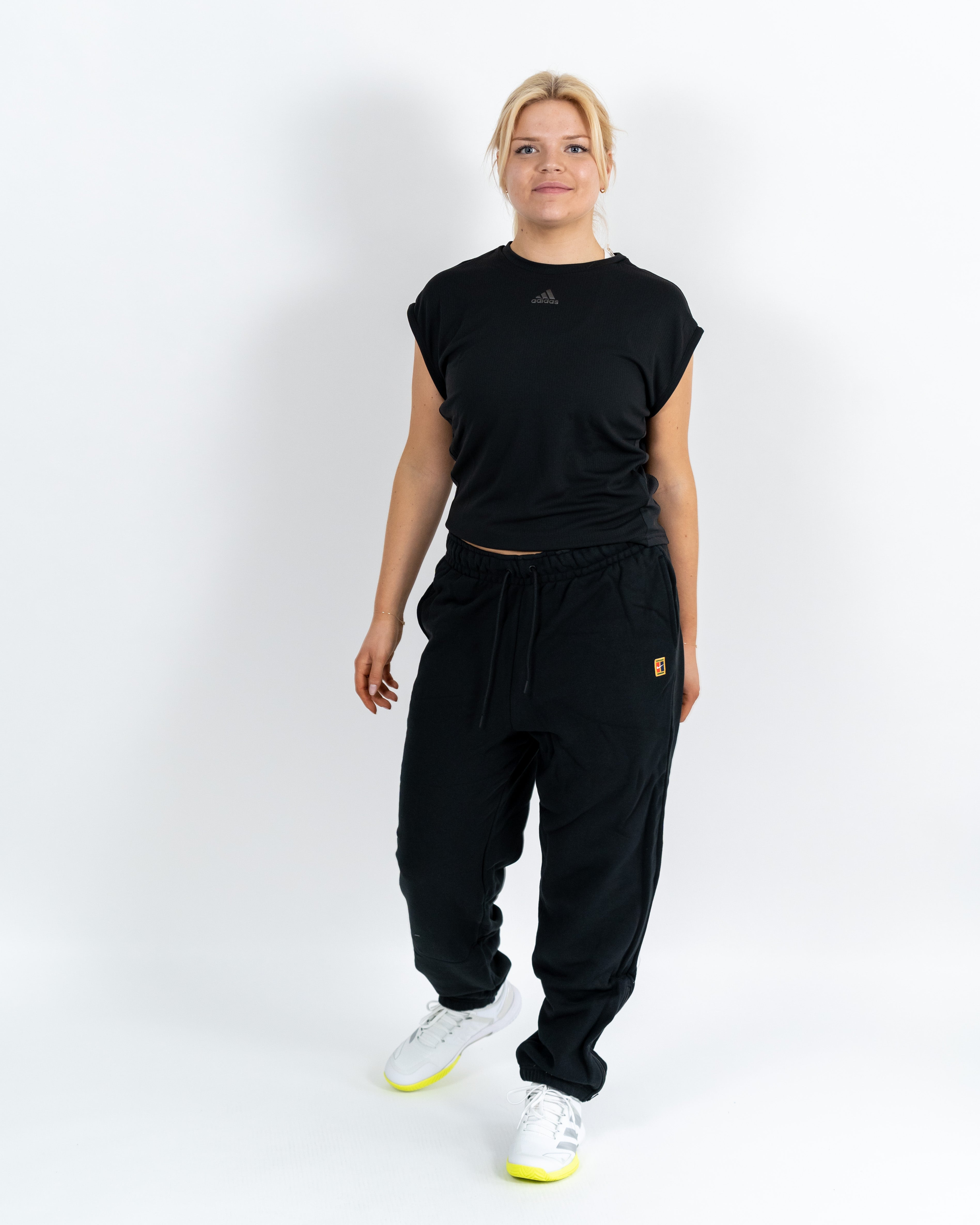 Nike Kvinde Fleece Pants Sort