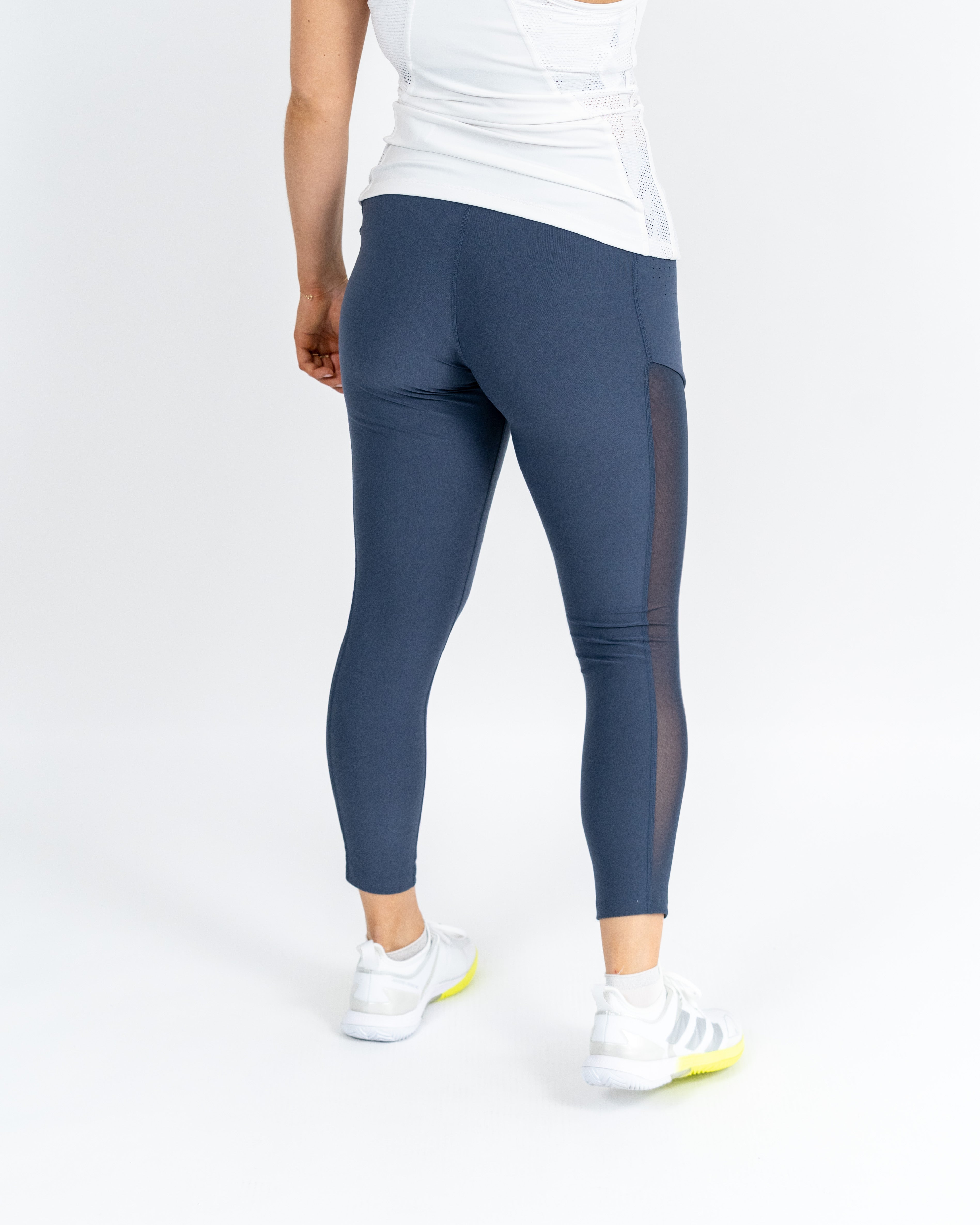 Nike Kvinde Power Lang Tight Navy