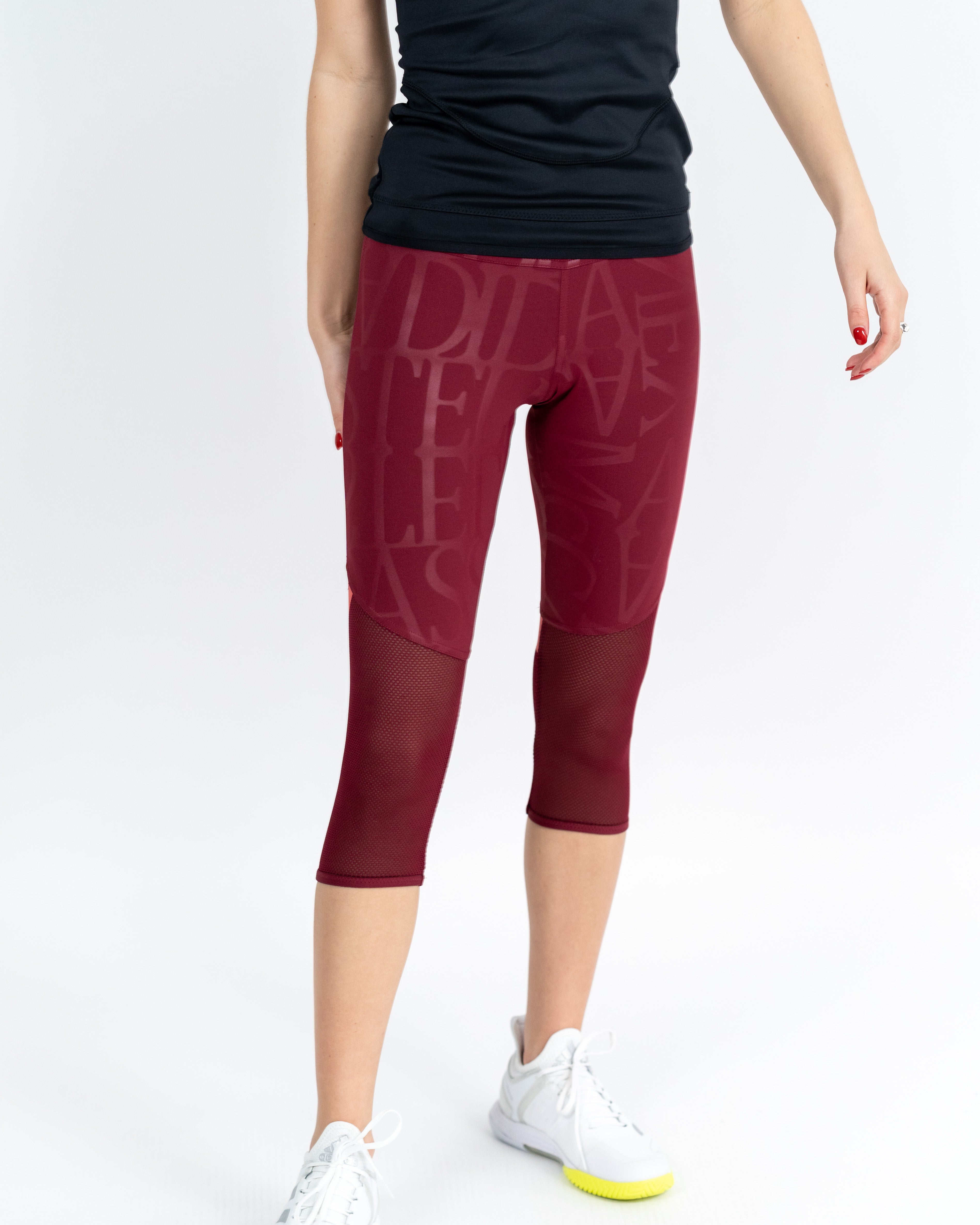 Stella McCartney Run 3/4 Tight Bordeaux