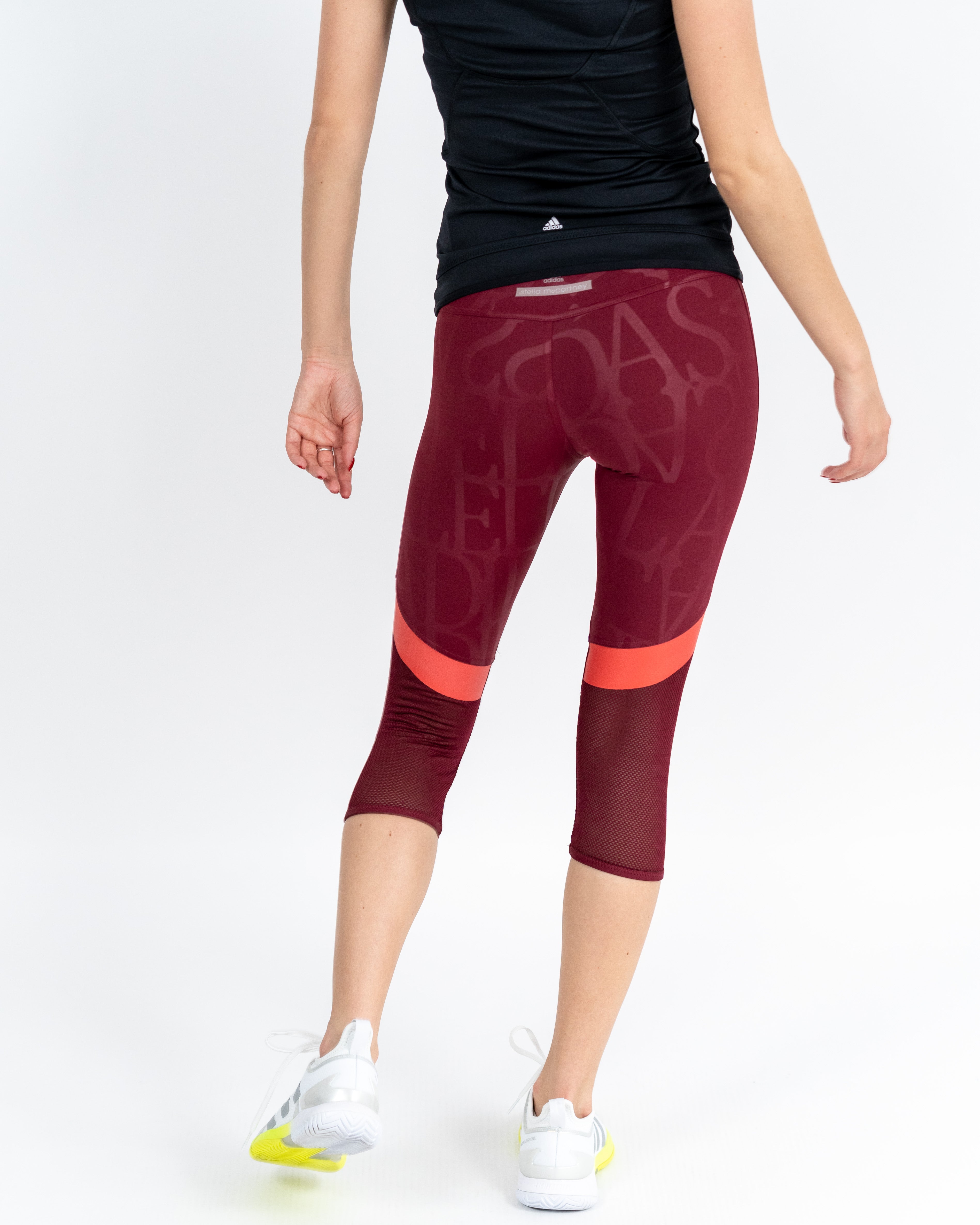 Stella McCartney Run 3/4 Tight Bordeaux