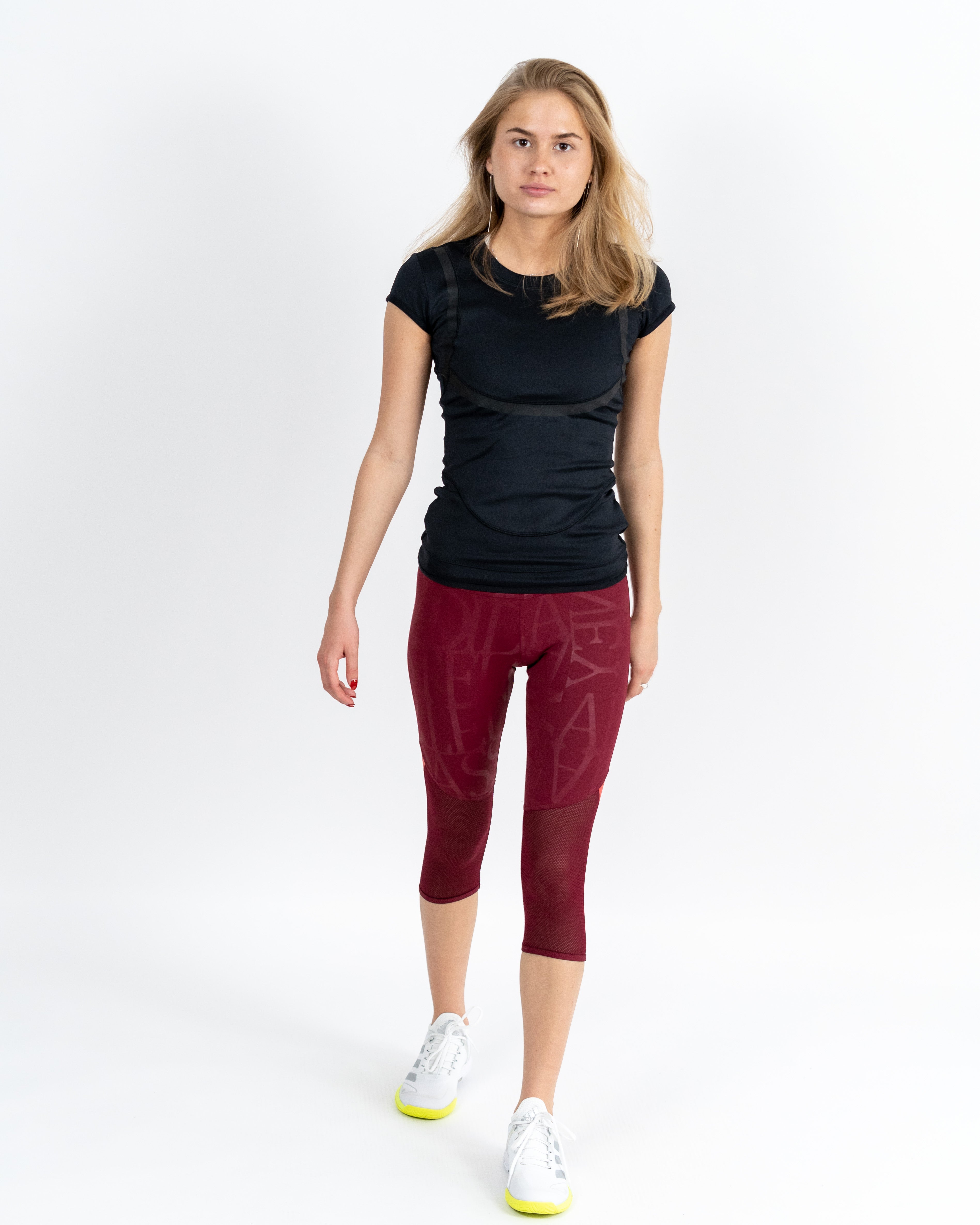 Stella McCartney Run 3/4 Tight Bordeaux