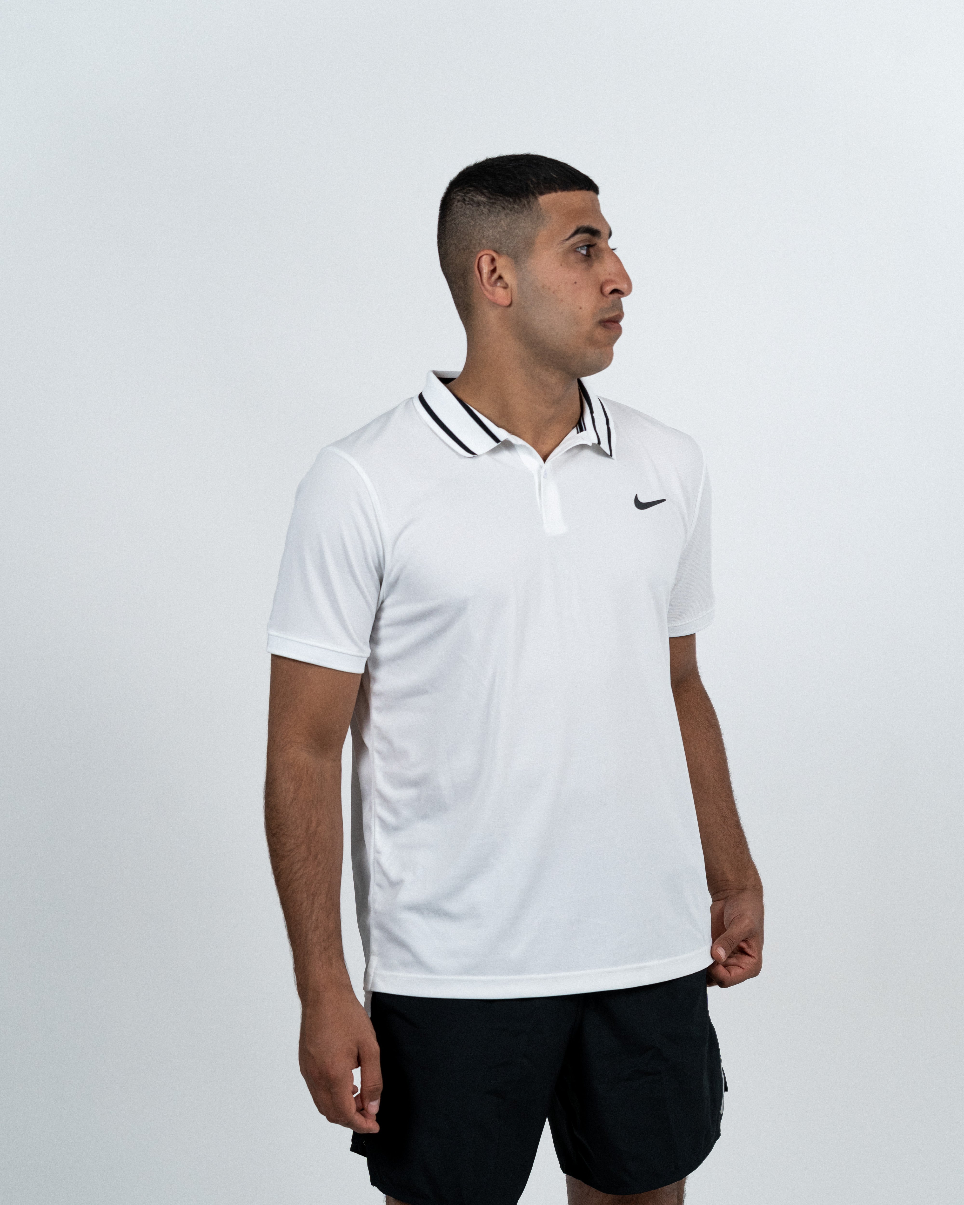 Nike Herre NKCT Dry Polo Hvid