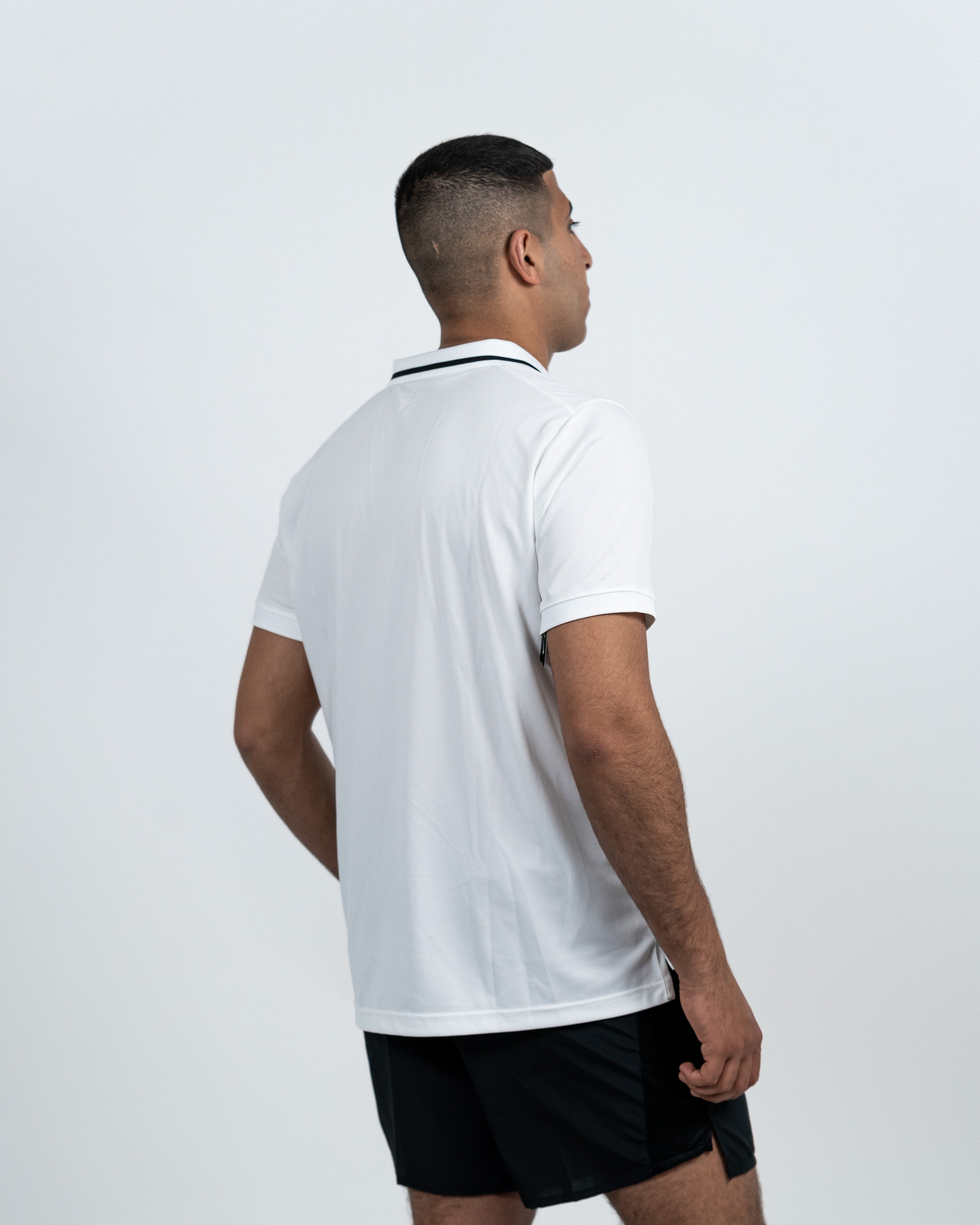 Nike Herre NKCT Dry Polo Hvid