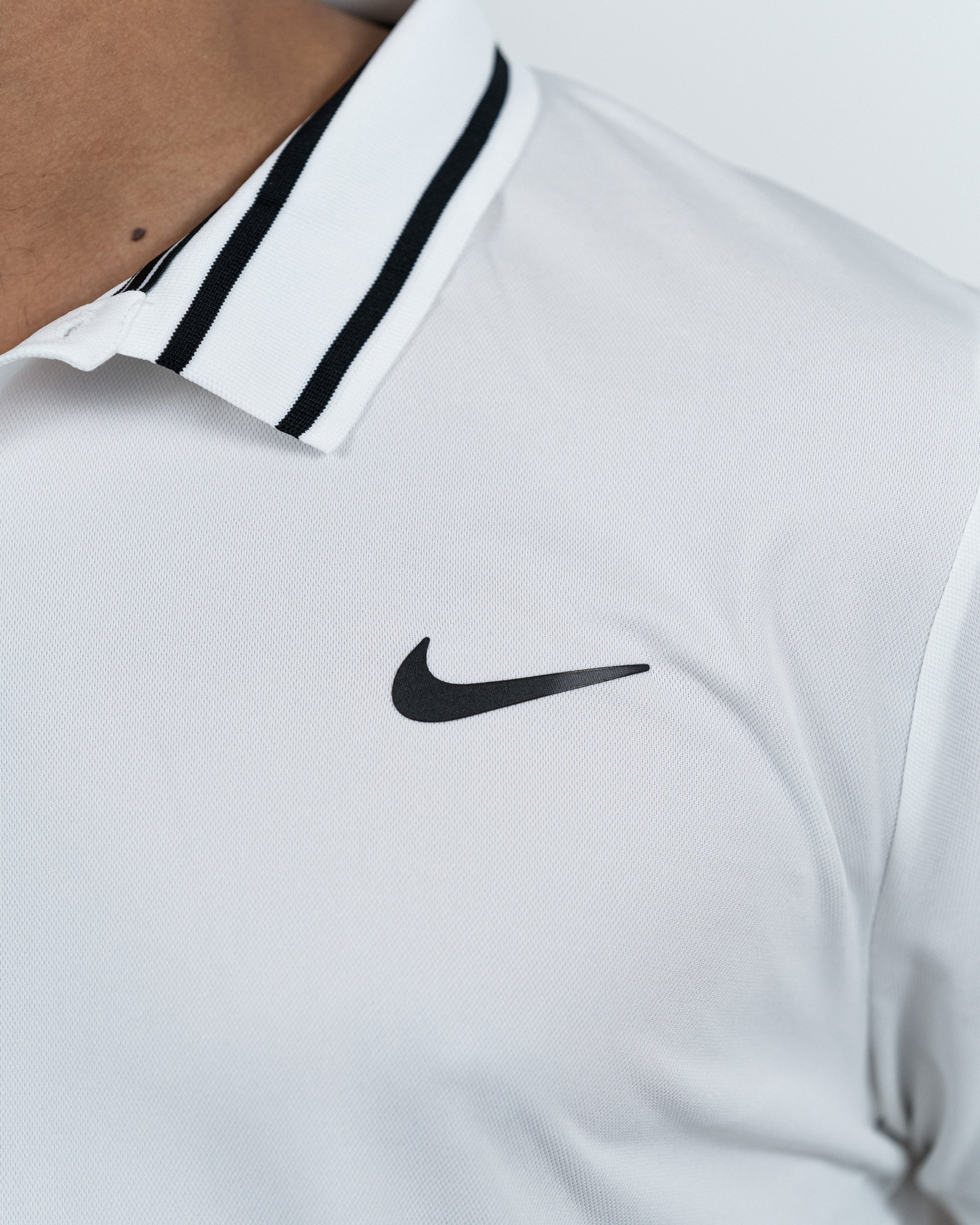 Nike Herre NKCT Dry Polo Hvid