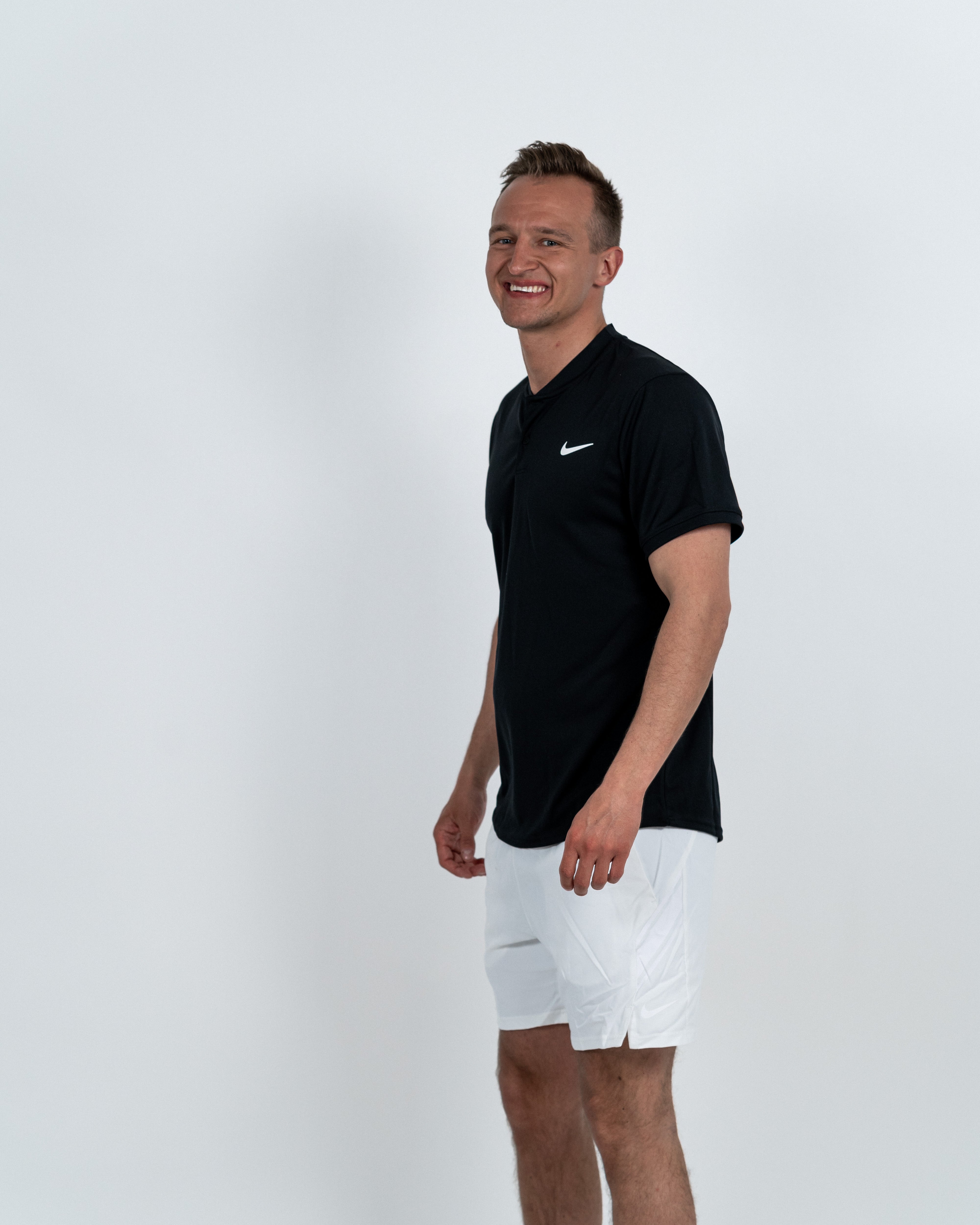 Nike Court Herre Dry Polo m/Kinakrave