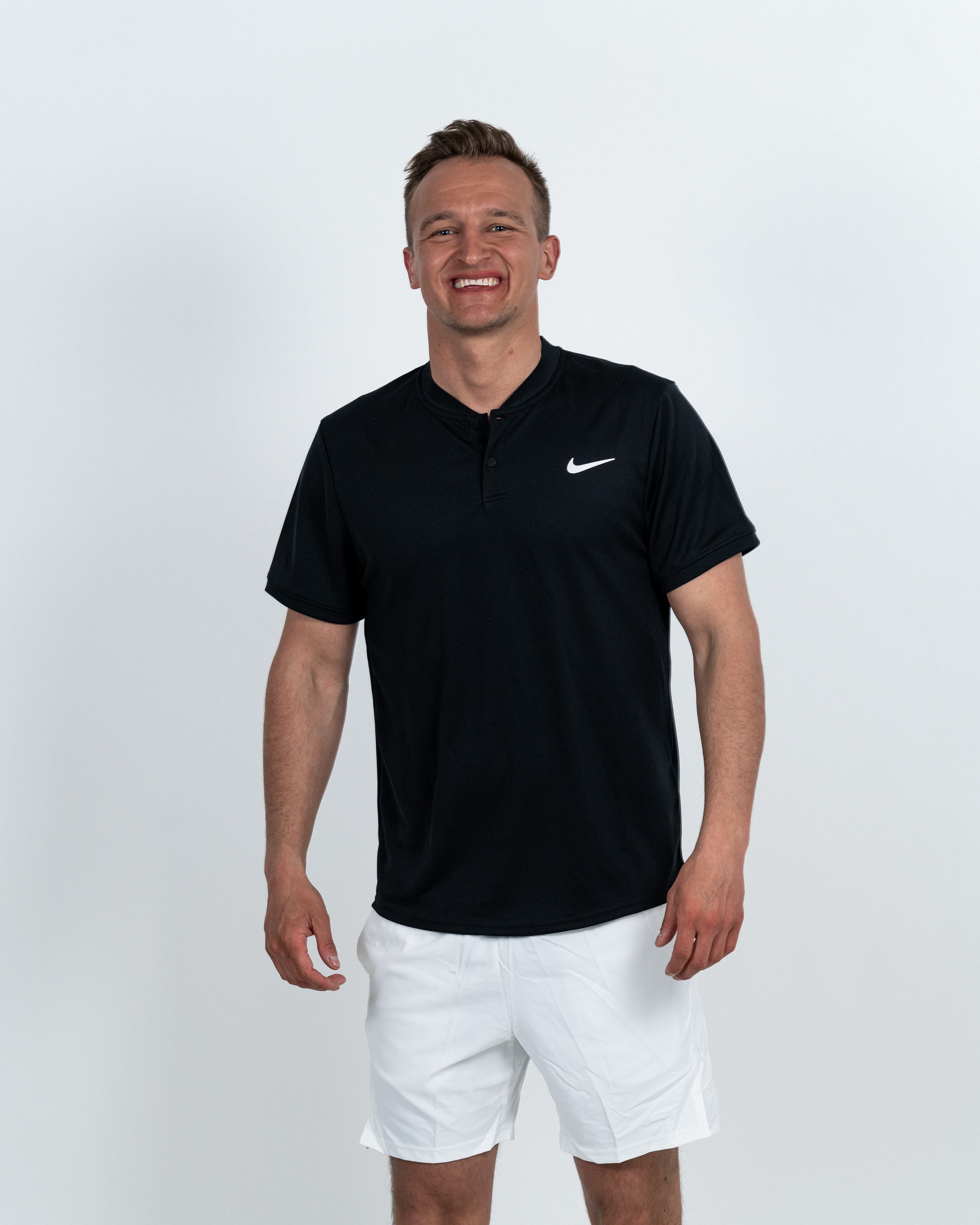 Nike Court Herre Dry Polo m/Kinakrave