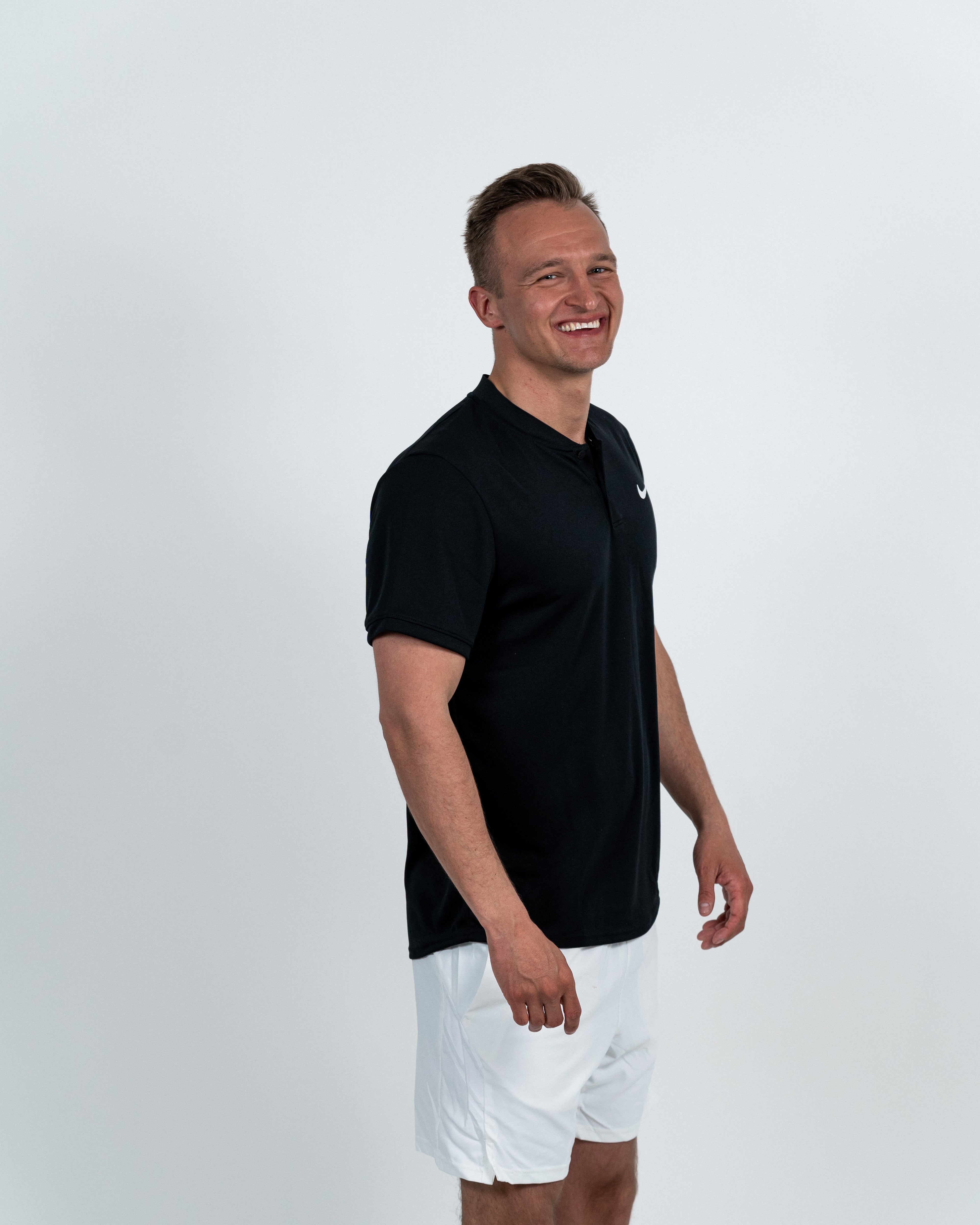 Nike Court Herre Dry Polo m/Kinakrave