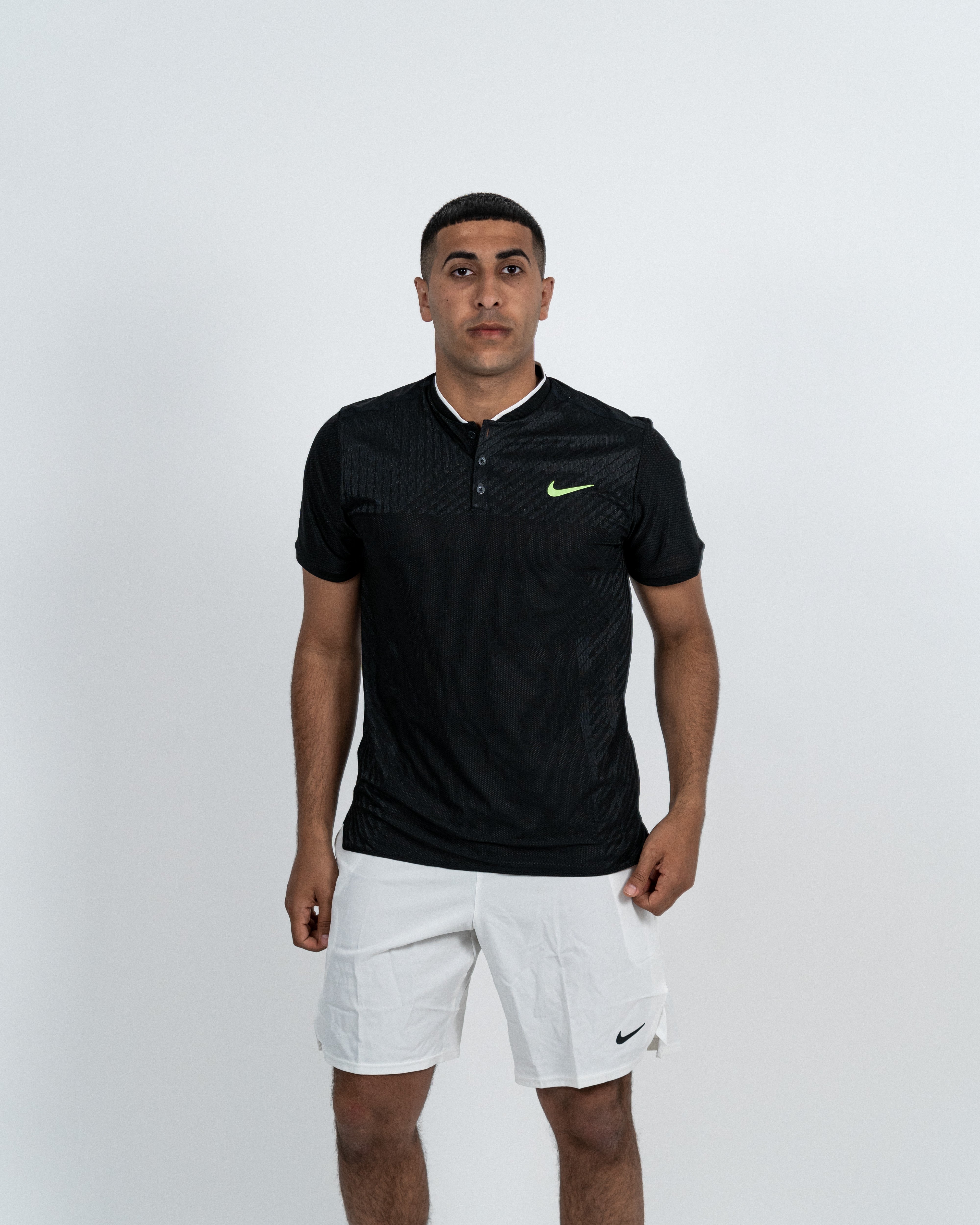 Nike Herre Zonal Cooling Polo Sort