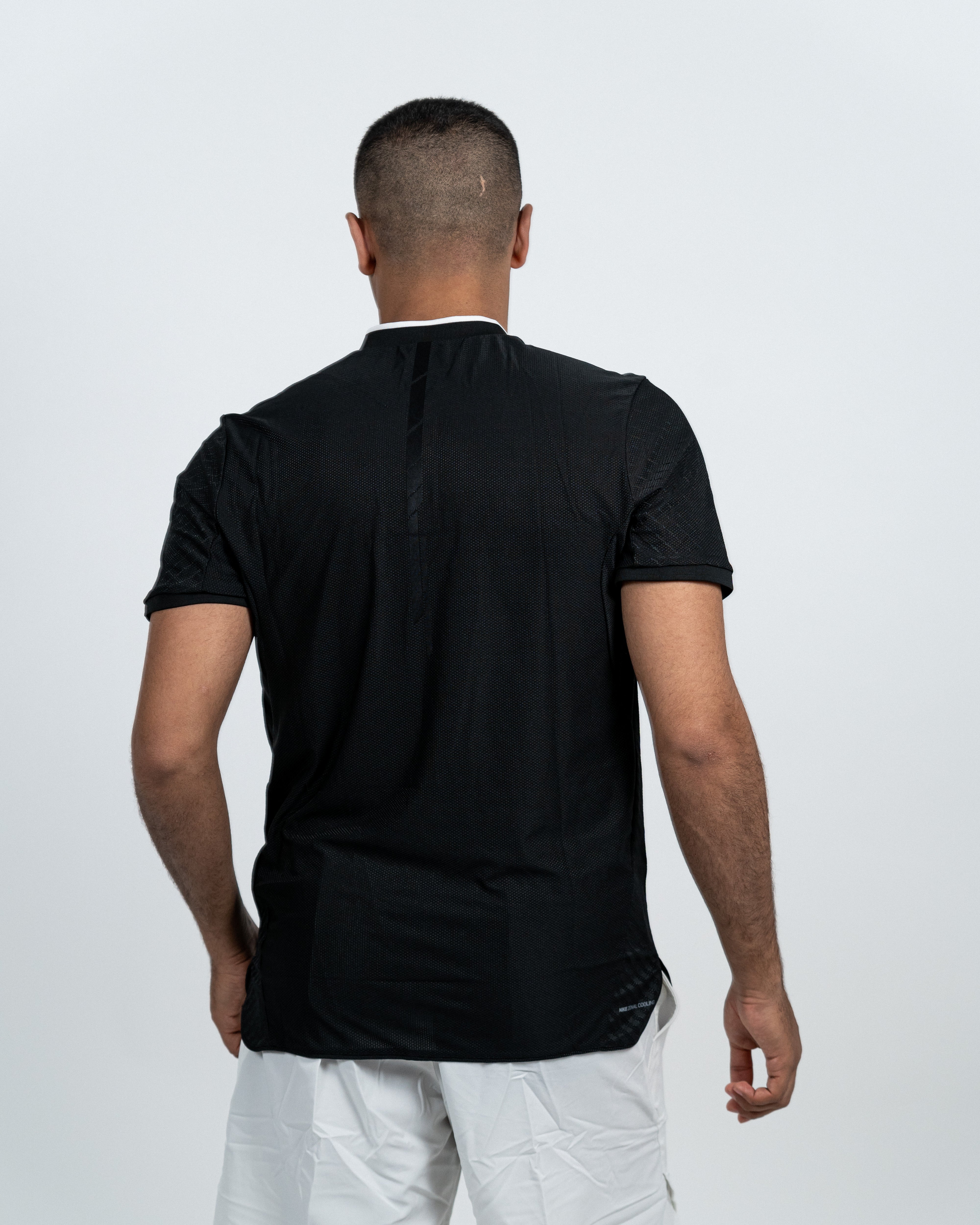 Nike Herre Zonal Cooling Polo Sort