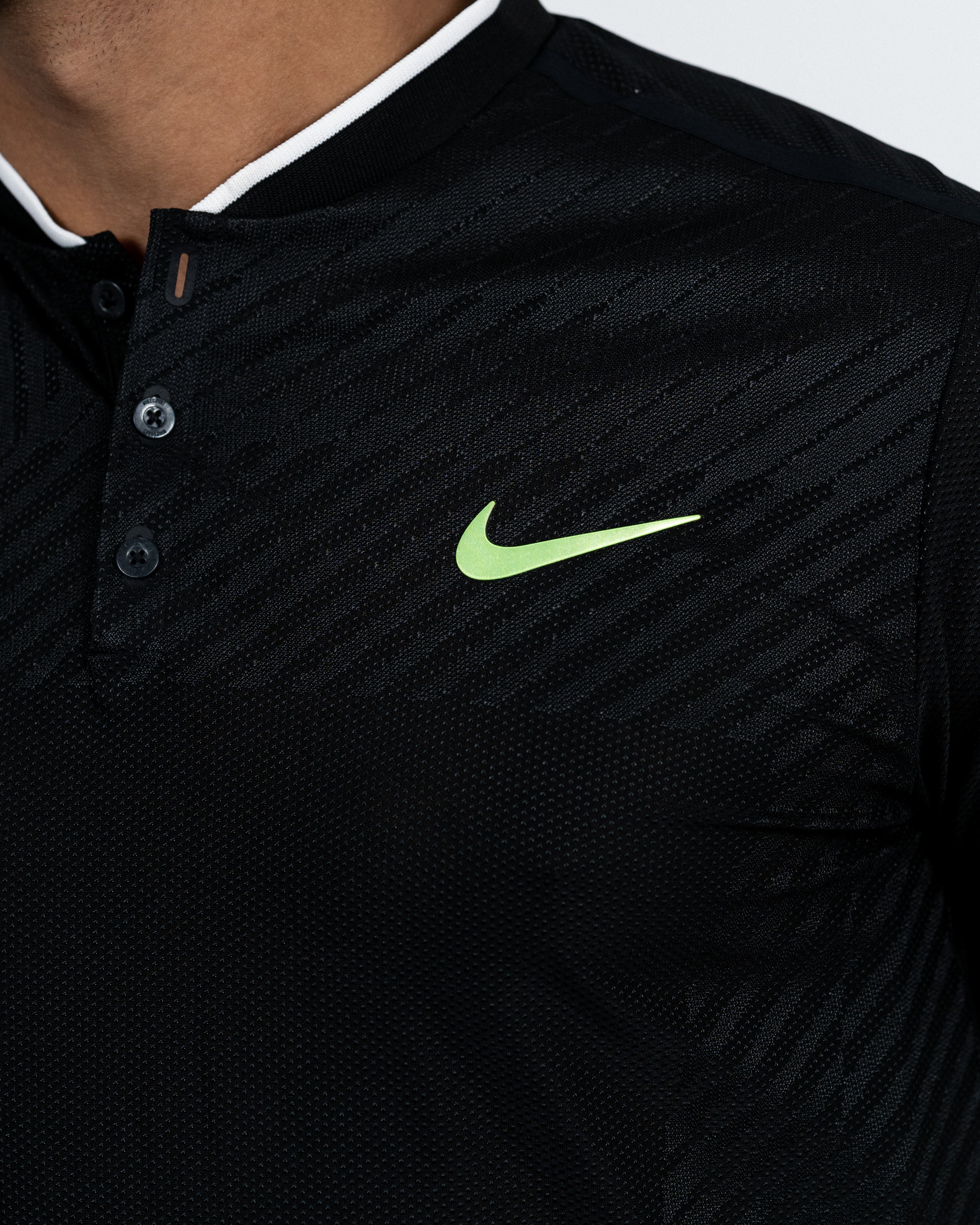 Nike Herre Zonal Cooling Polo Sort