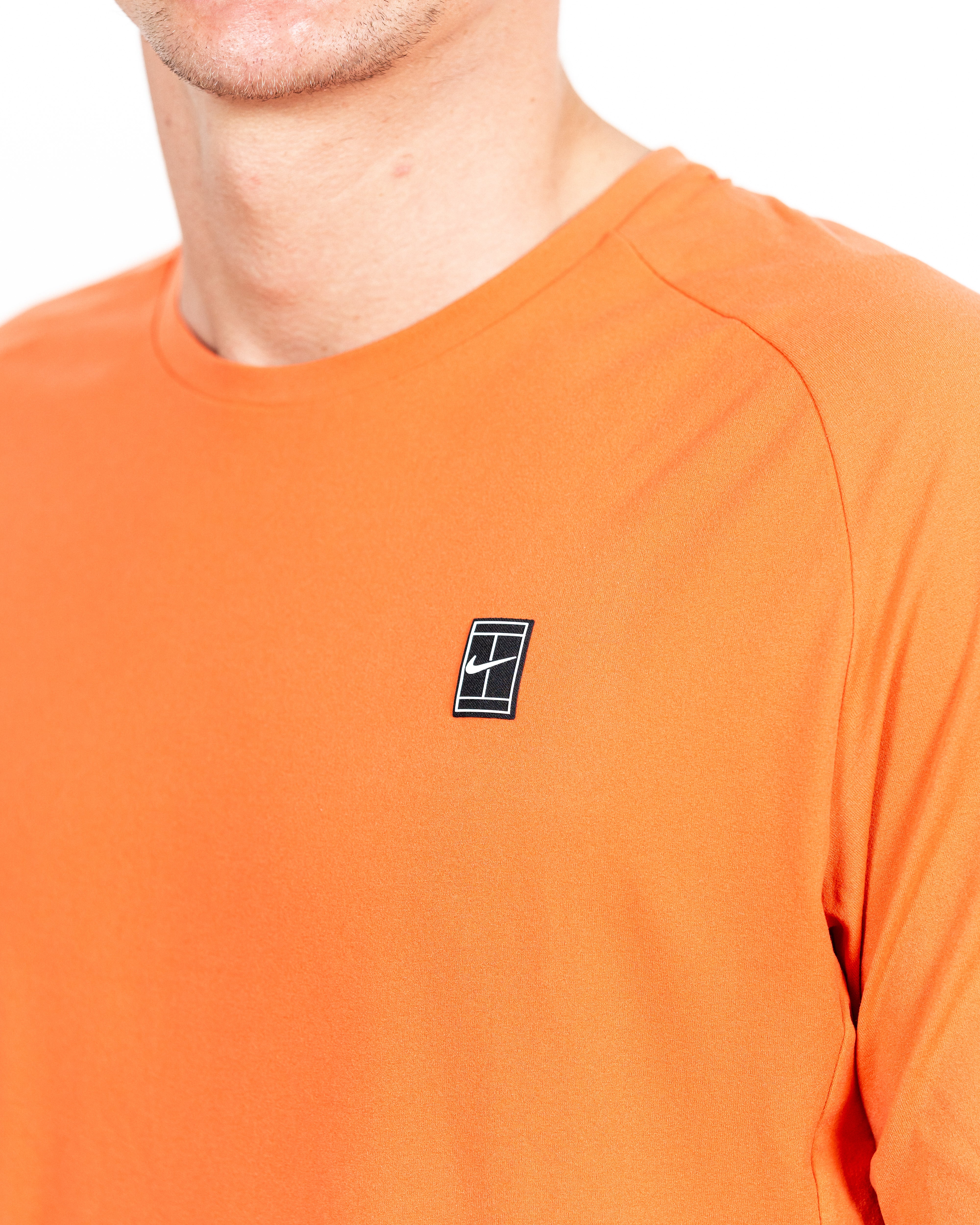 NikeCourt Dry Challenger 3/4 Herre Top Rød