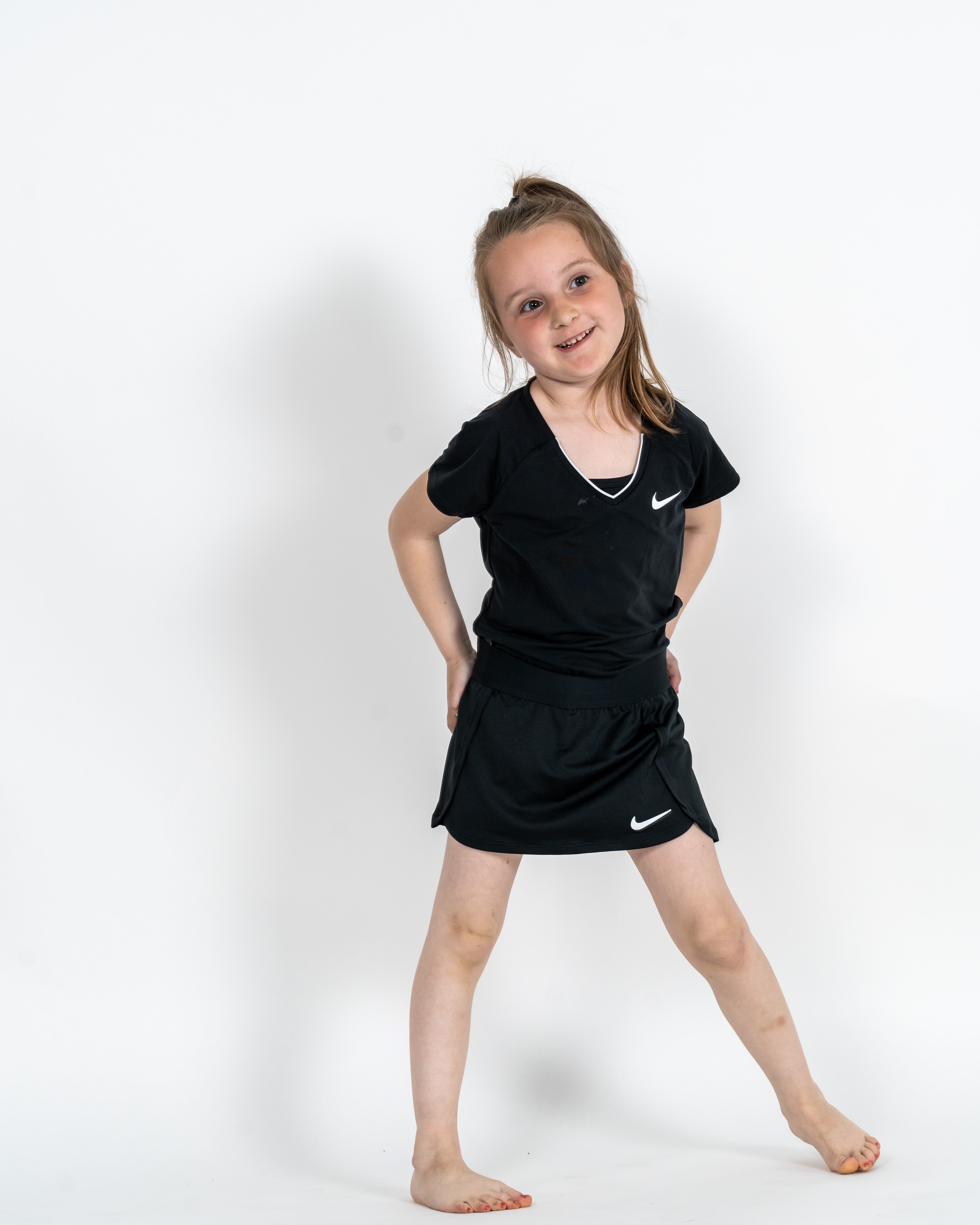 Nike Girls Court Skirt Sort