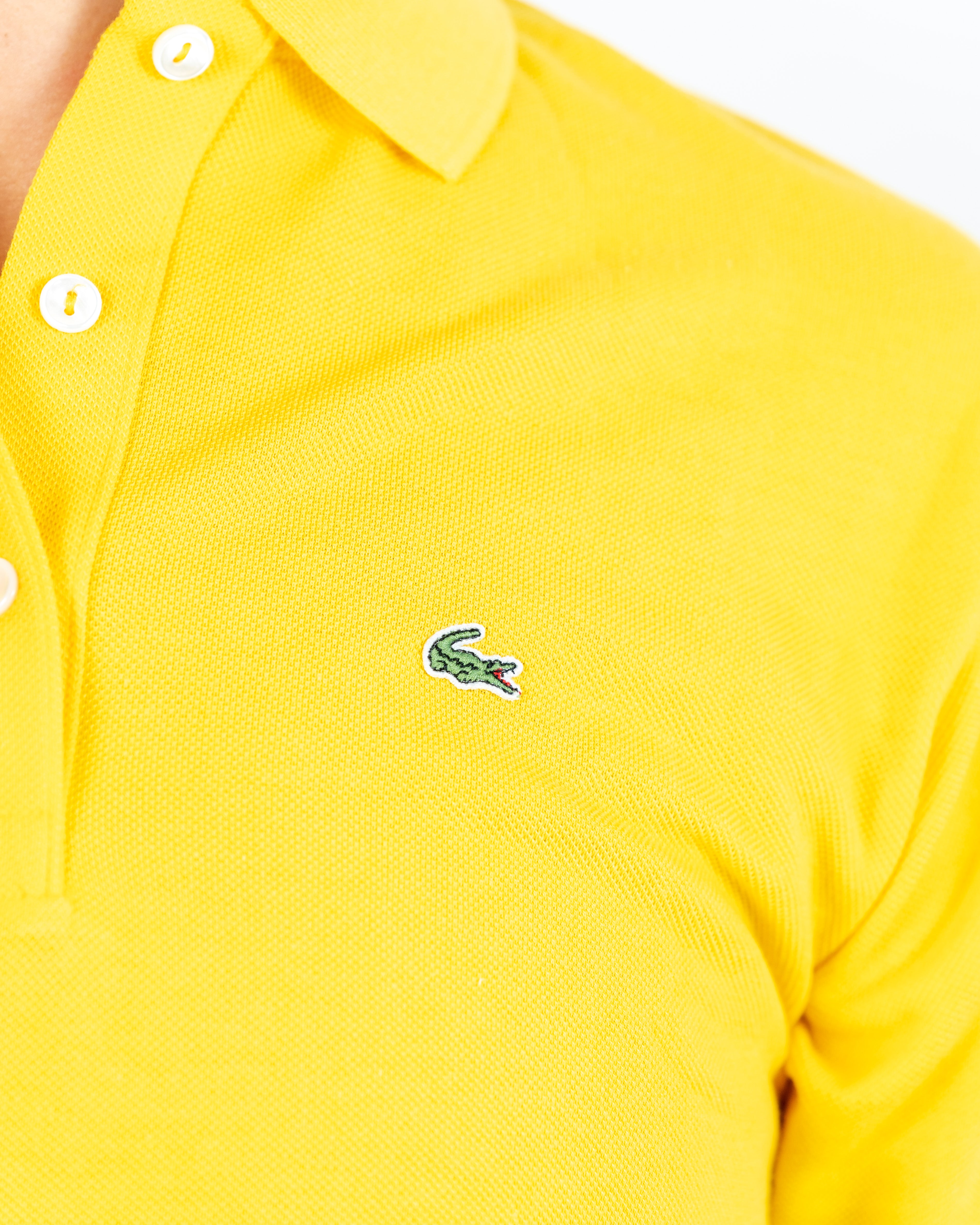 Lacoste Kvinde Polo "3-Knap" Gul