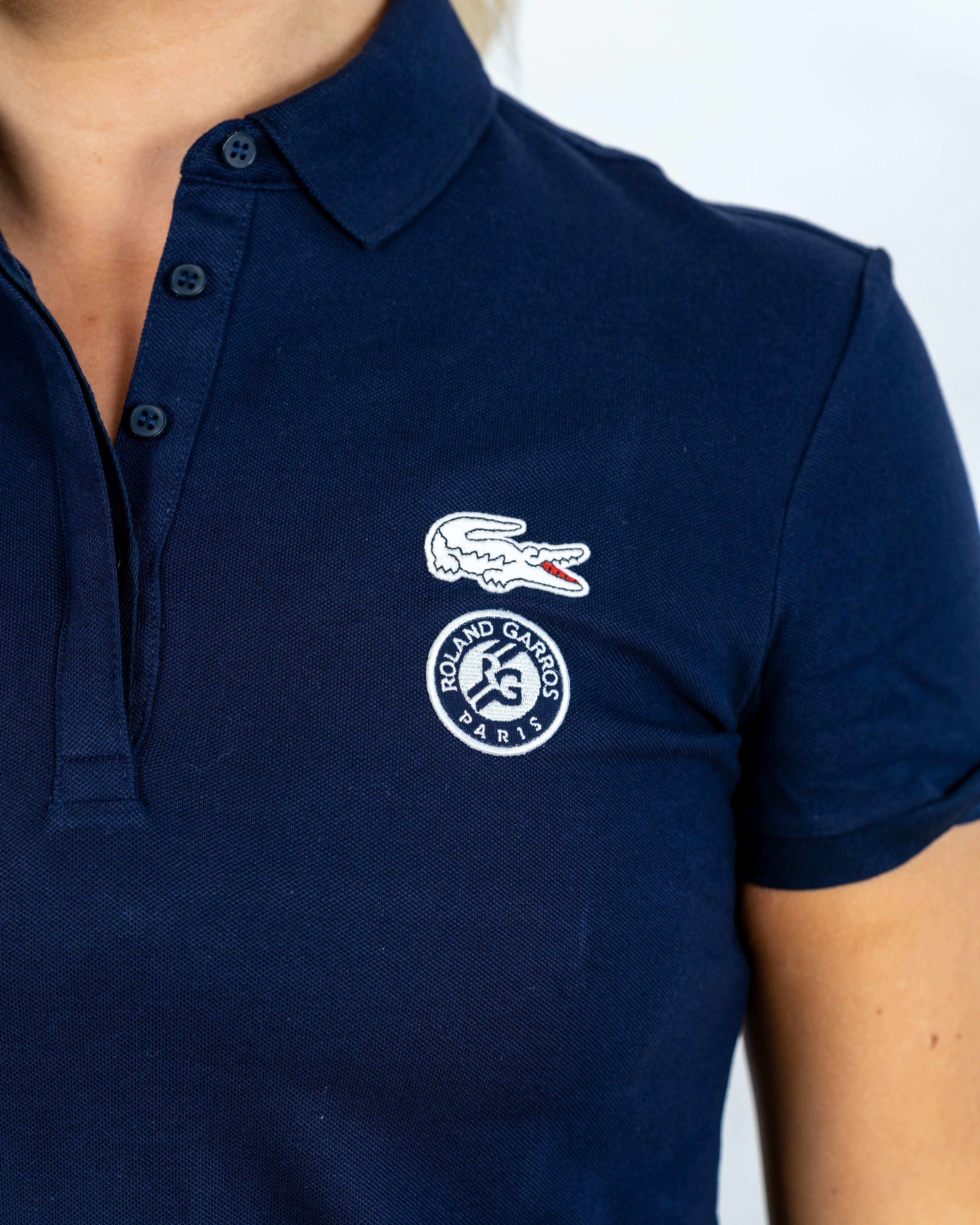 Lacoste Kvinde Polo Roland Garros Marineblå