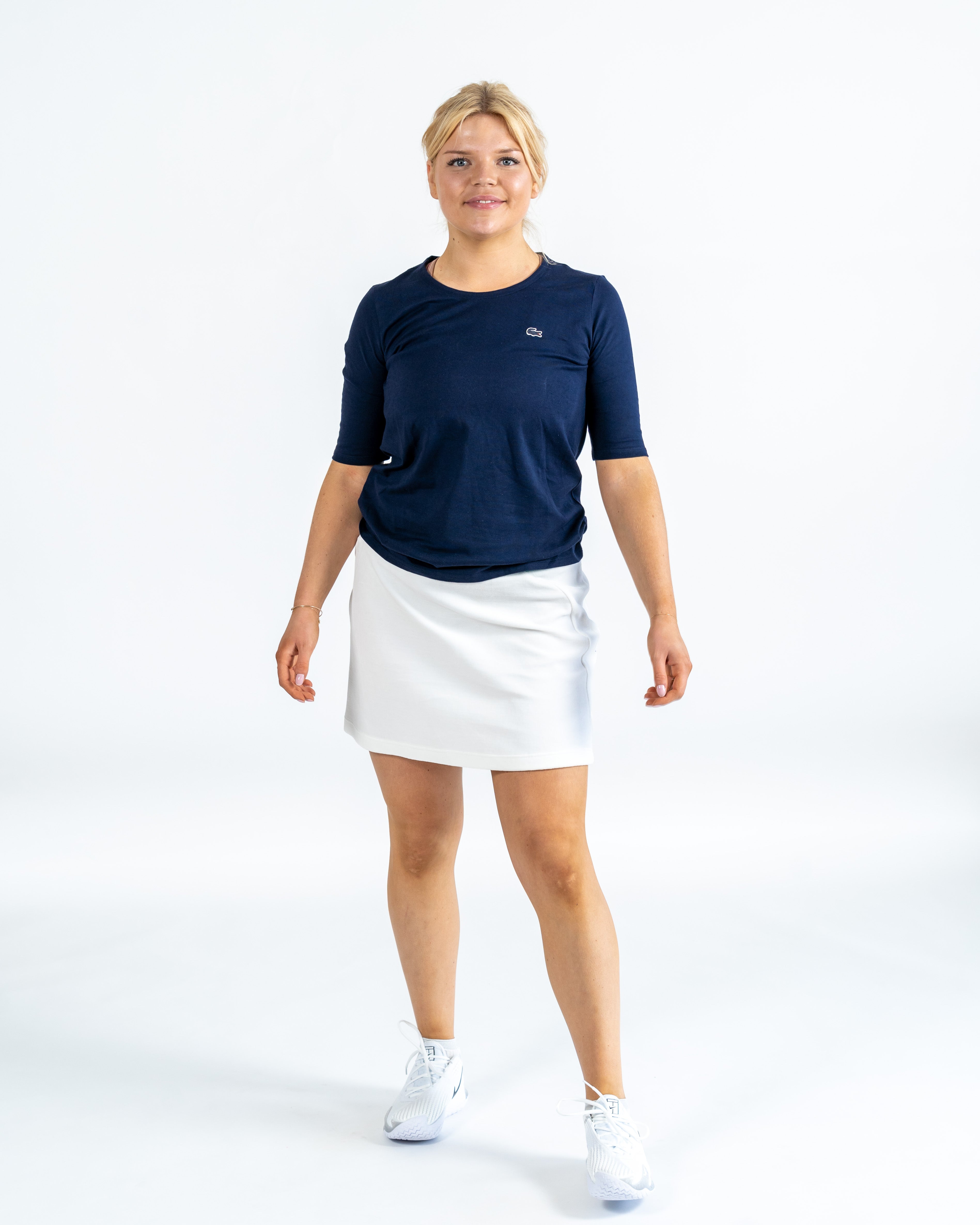 Lacoste Kvinde Nederdel Hvid