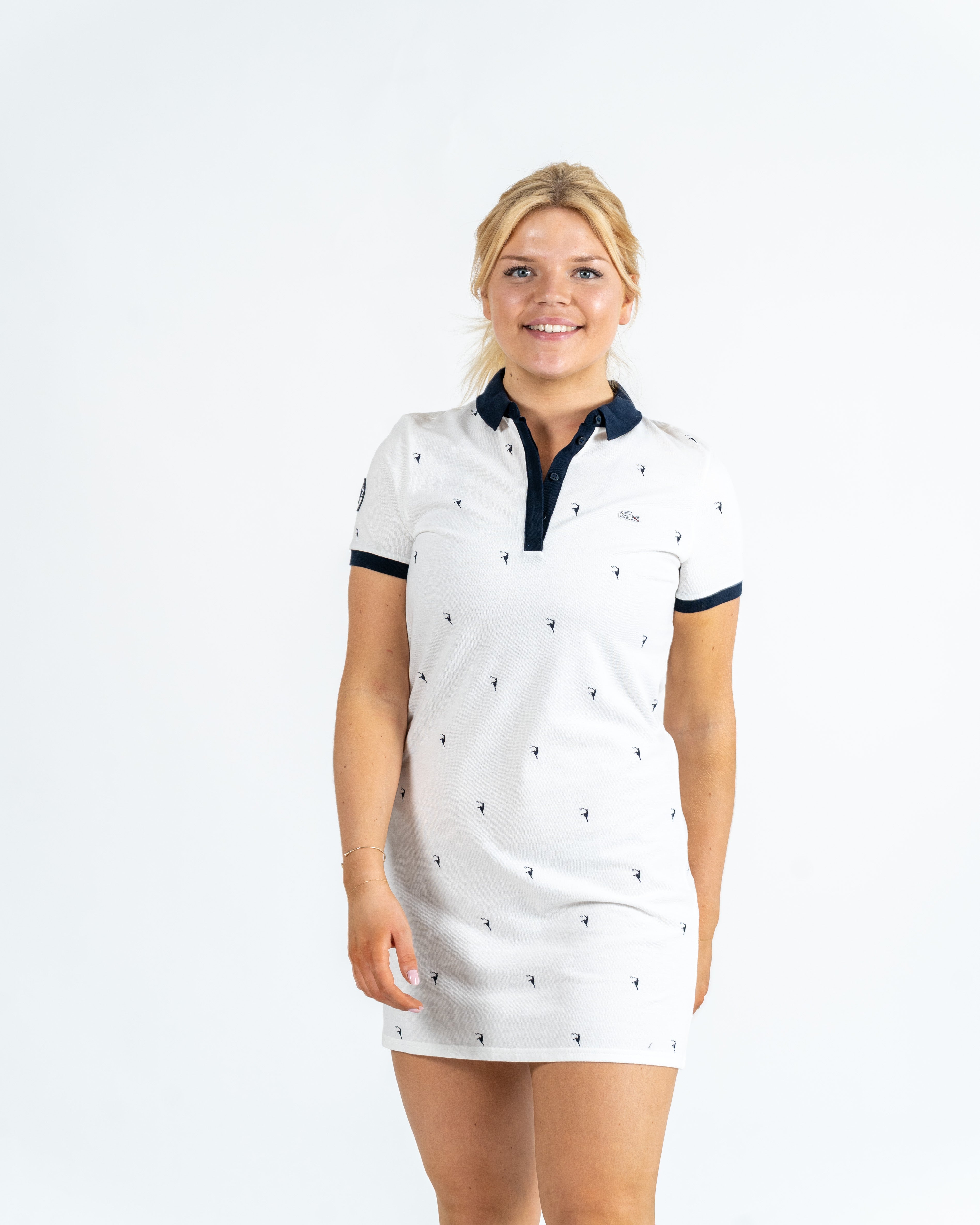 Lacoste Kvinde Kjole RG Hvid