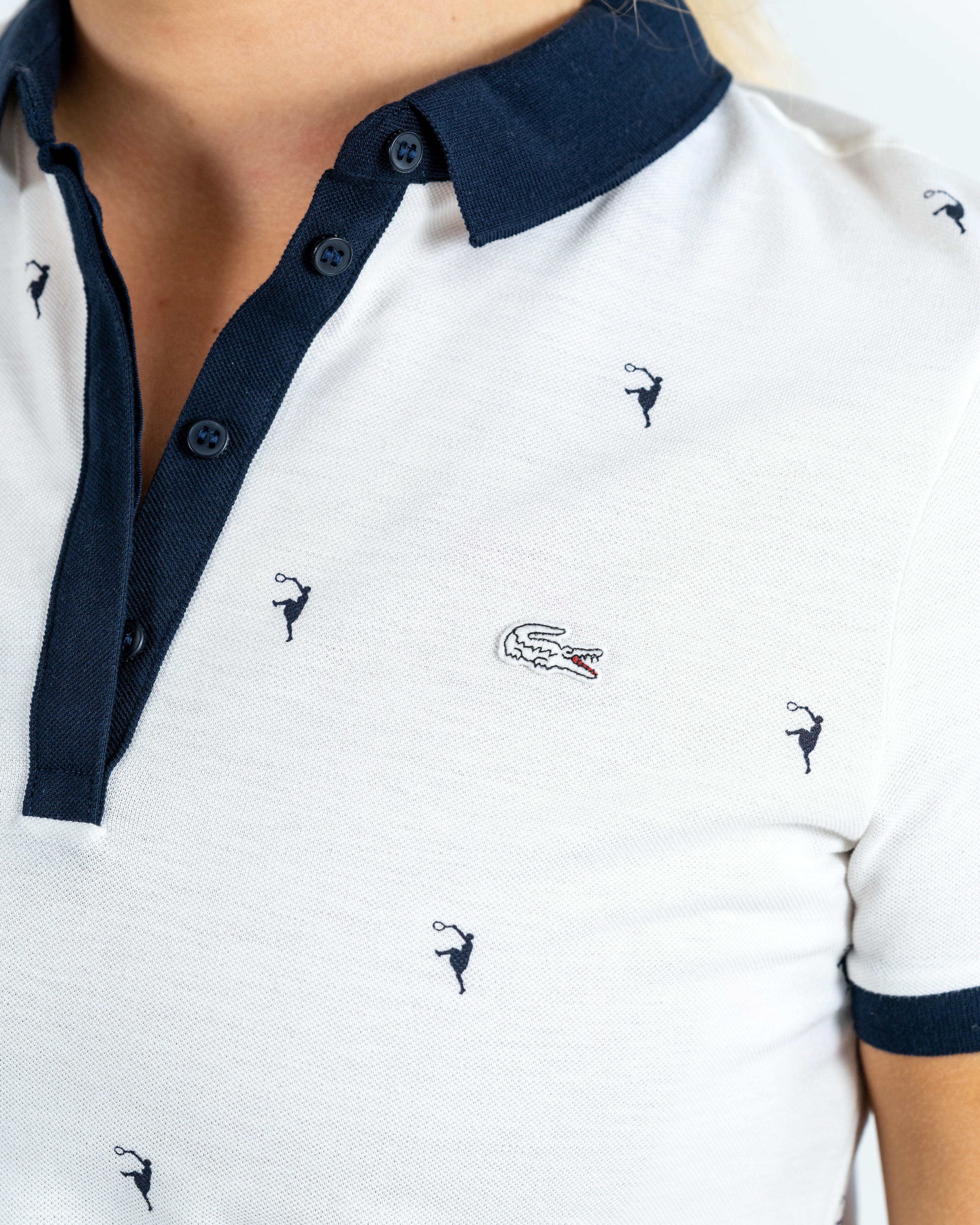 Lacoste Kvinde Kjole RG Hvid