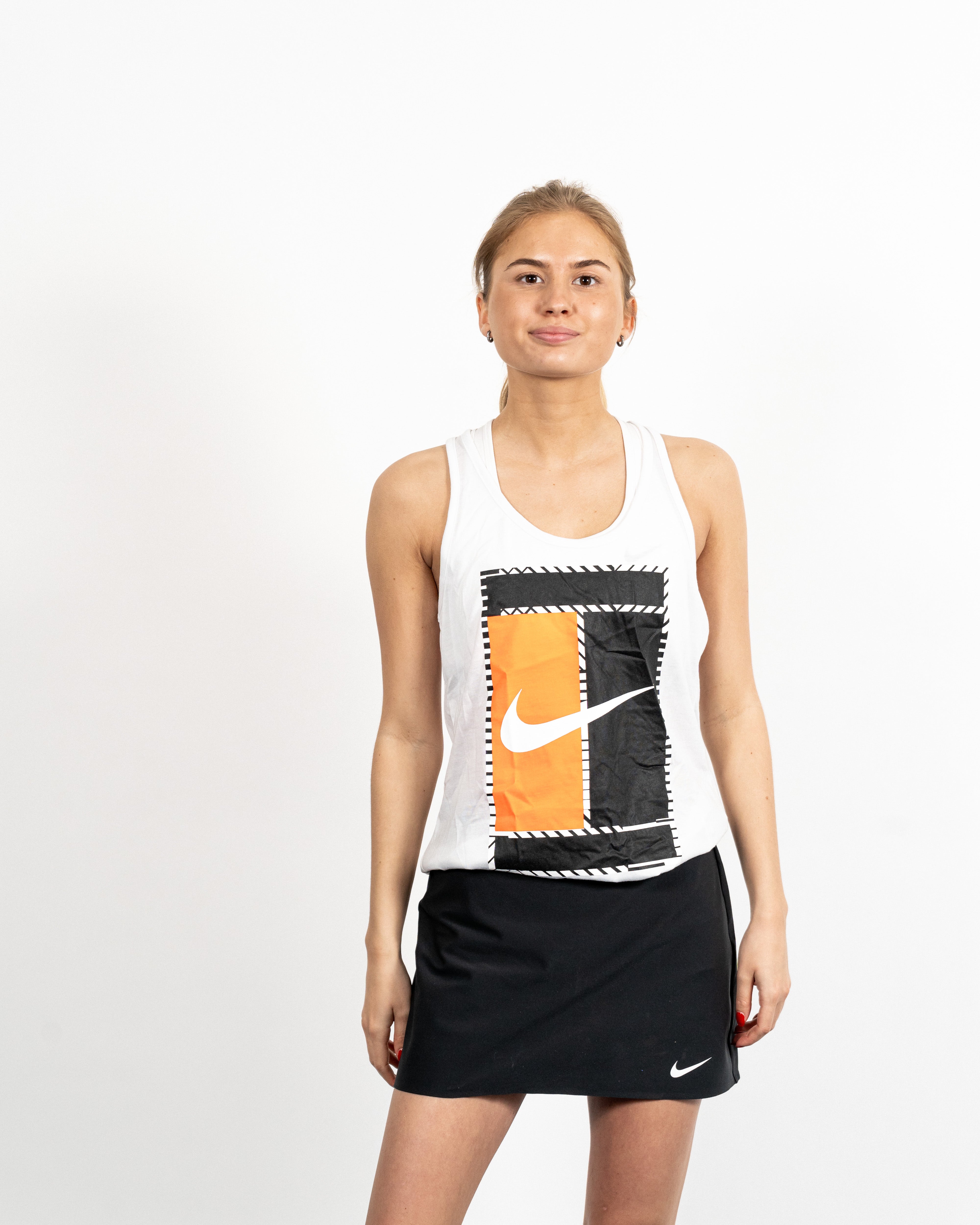 Nike Kvinde Trænings Top Hvid/Orange