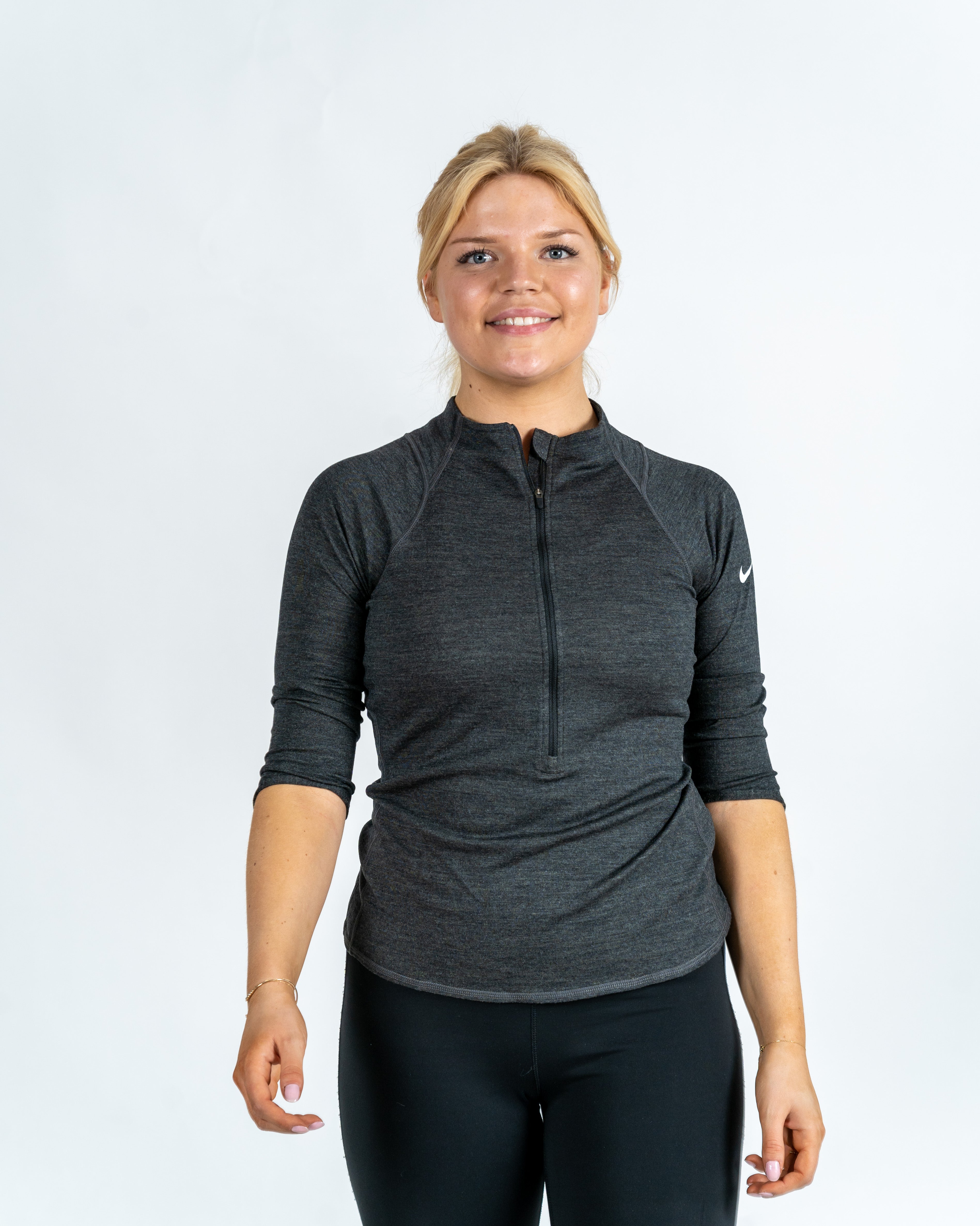 Nike Kvinde 3/4 Ærmet Bluse