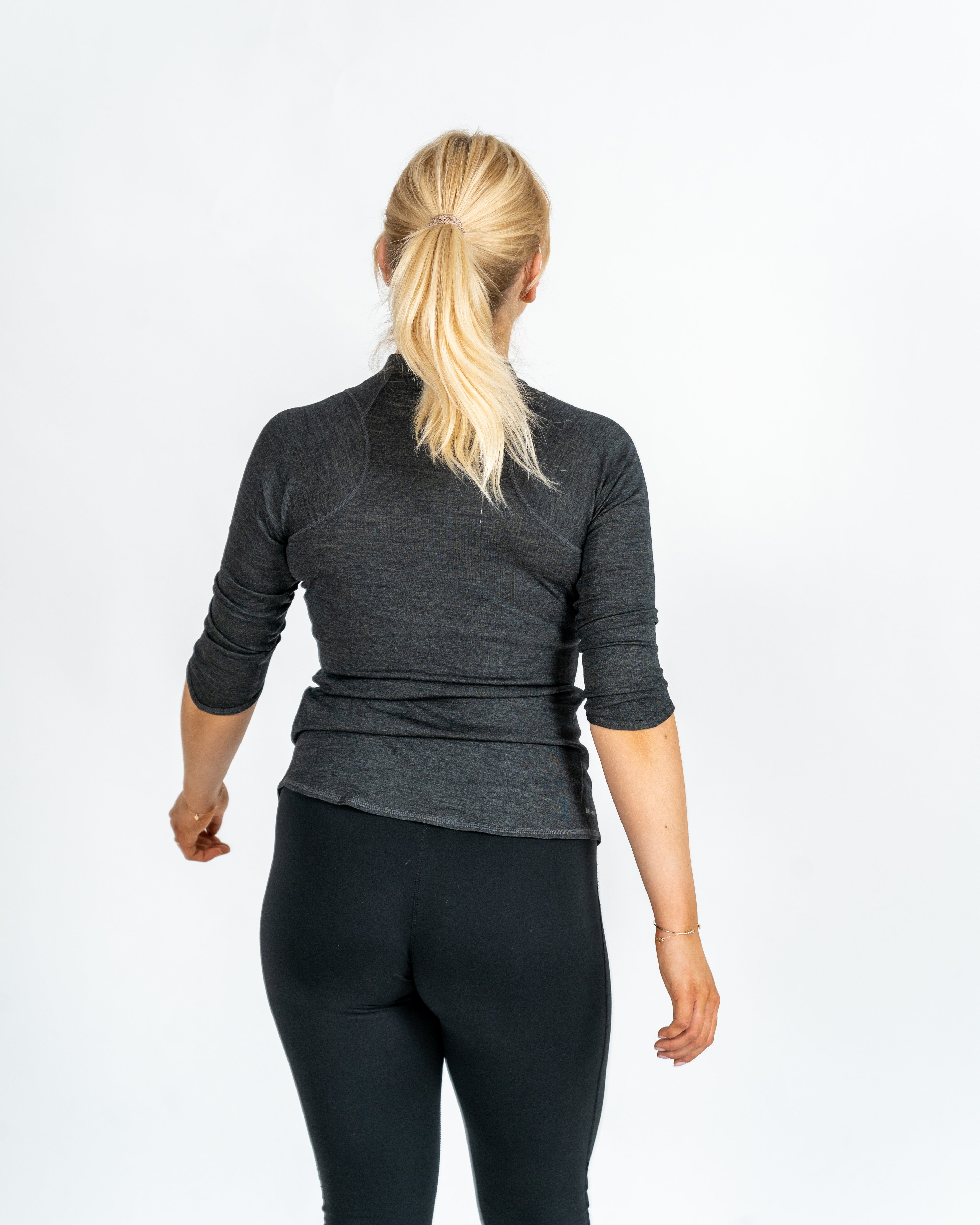 Nike Kvinde 3/4 Ærmet Bluse