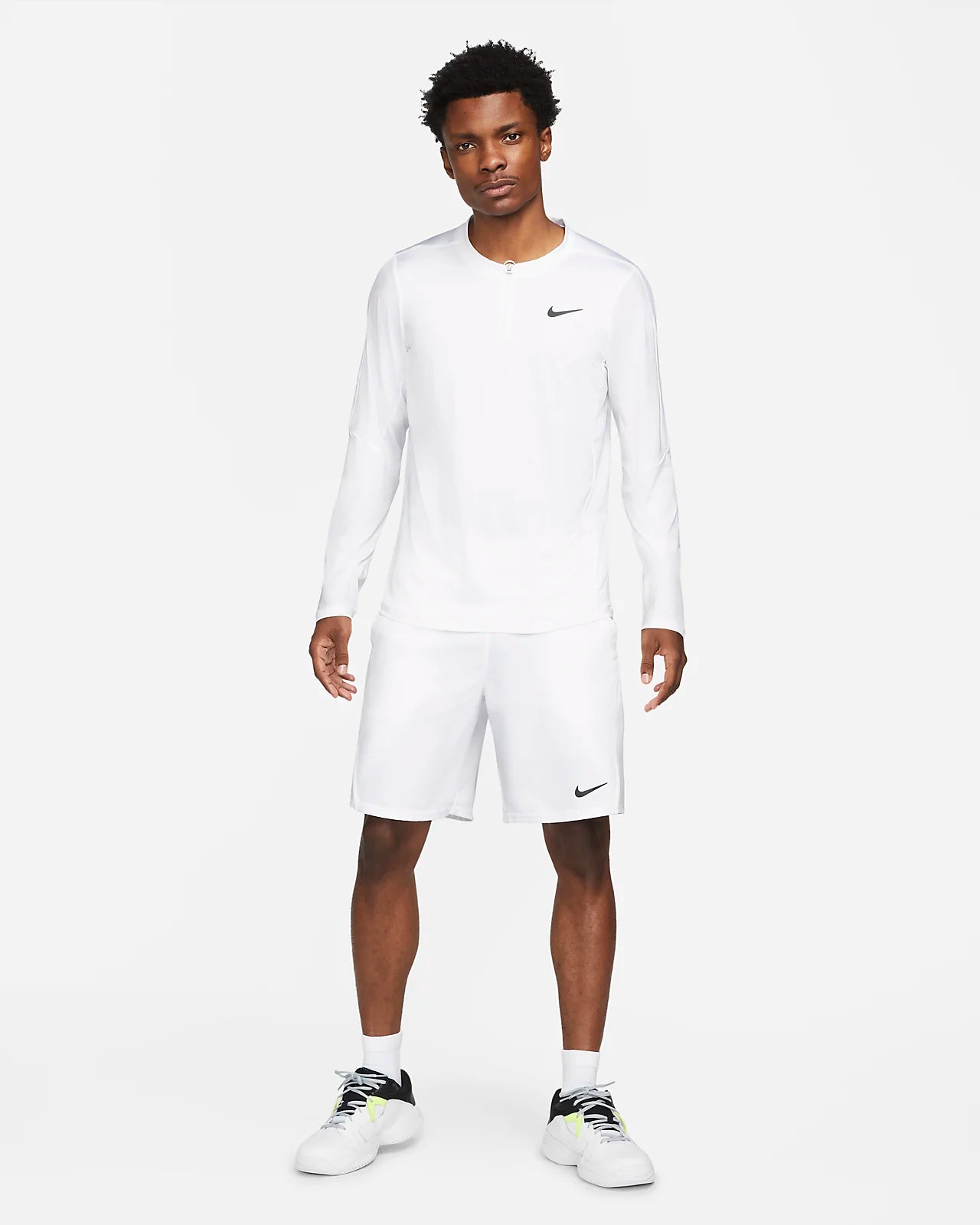 Nike Court Advantage Dri-Fit Half-Zip Shirt Langærmet