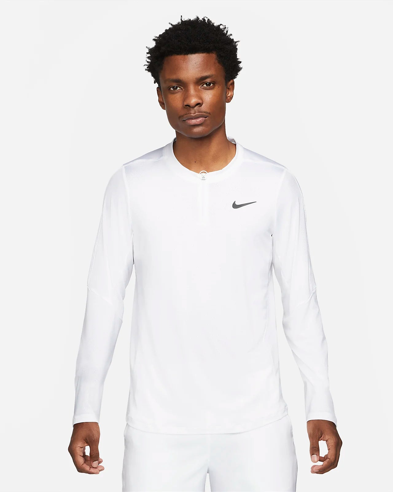 Nike Court Advantage Dri-Fit Half-Zip Shirt Langærmet