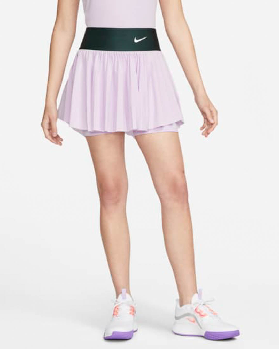 NikeCourt Dri-FIT Kvinde Advantage Skirt Plisseret Ekstra Længde