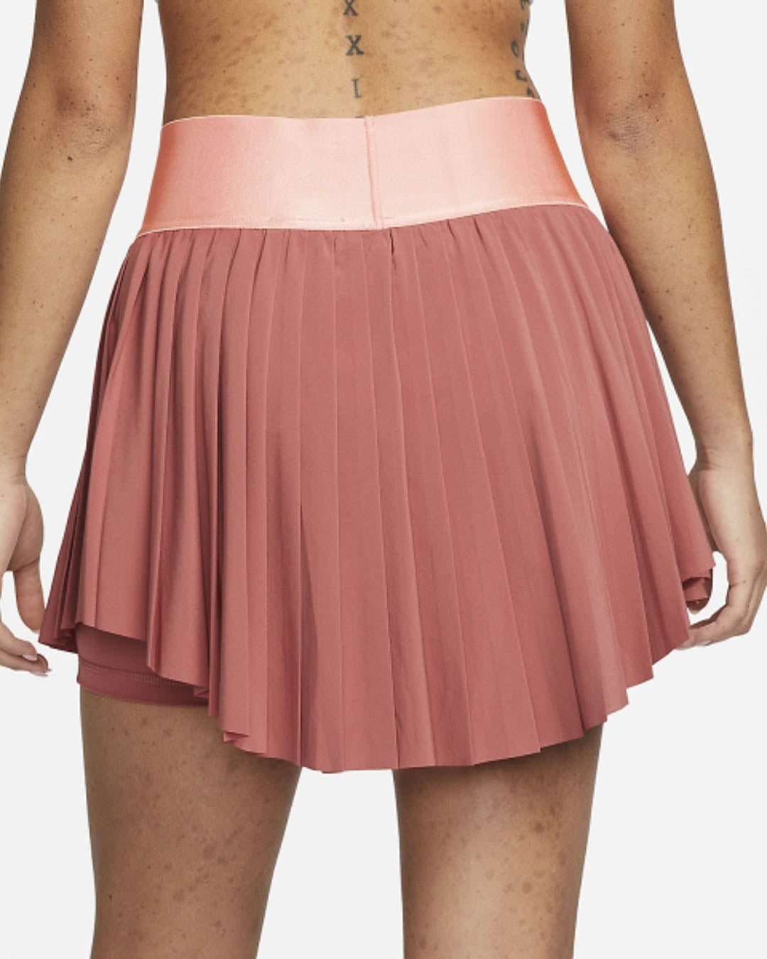 NikeCourt Dri-FIT Kvinde Advantage Skirt Plisseret Ekstra Længde