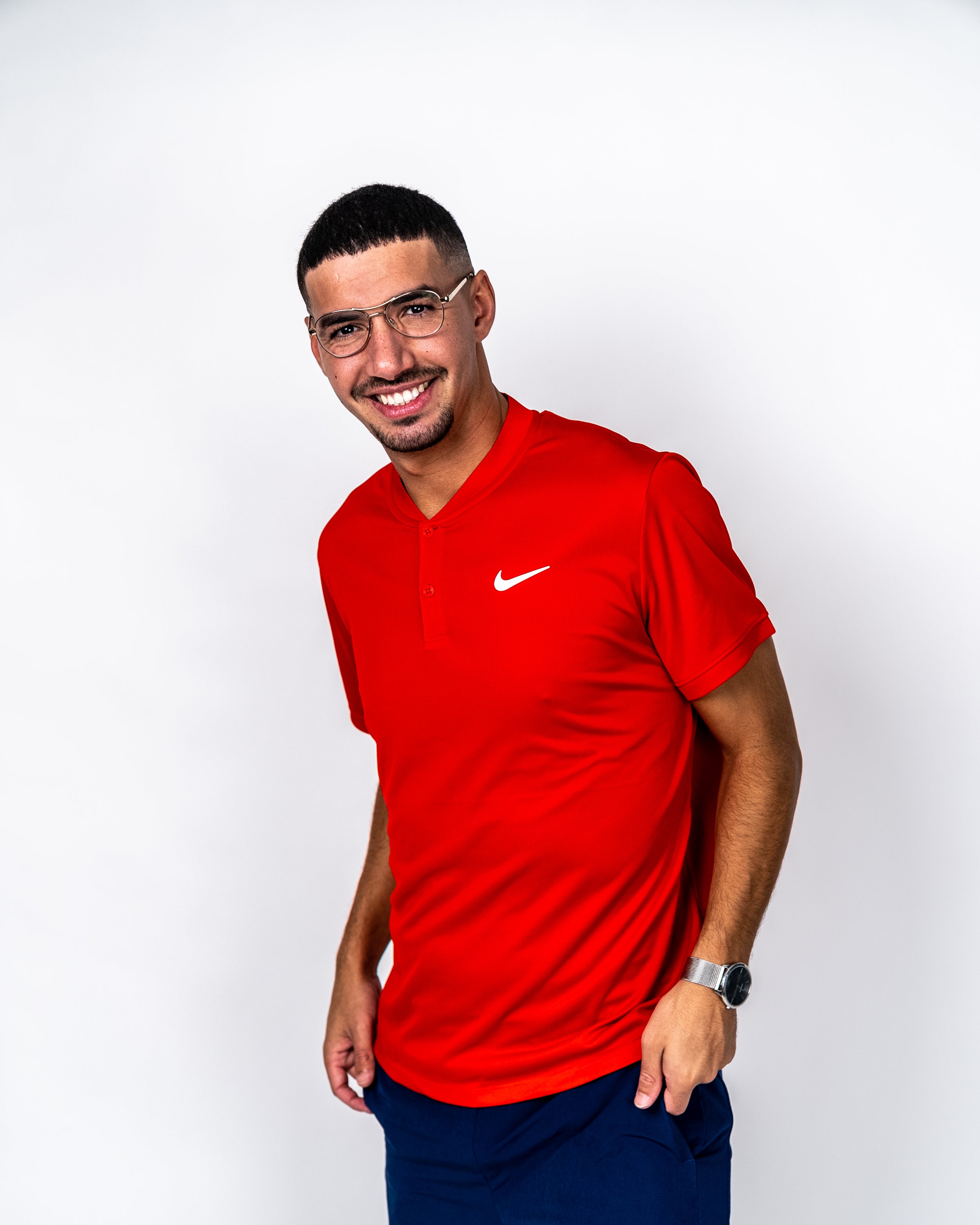 Nike Herre Court Dri-Fit Blade Polo