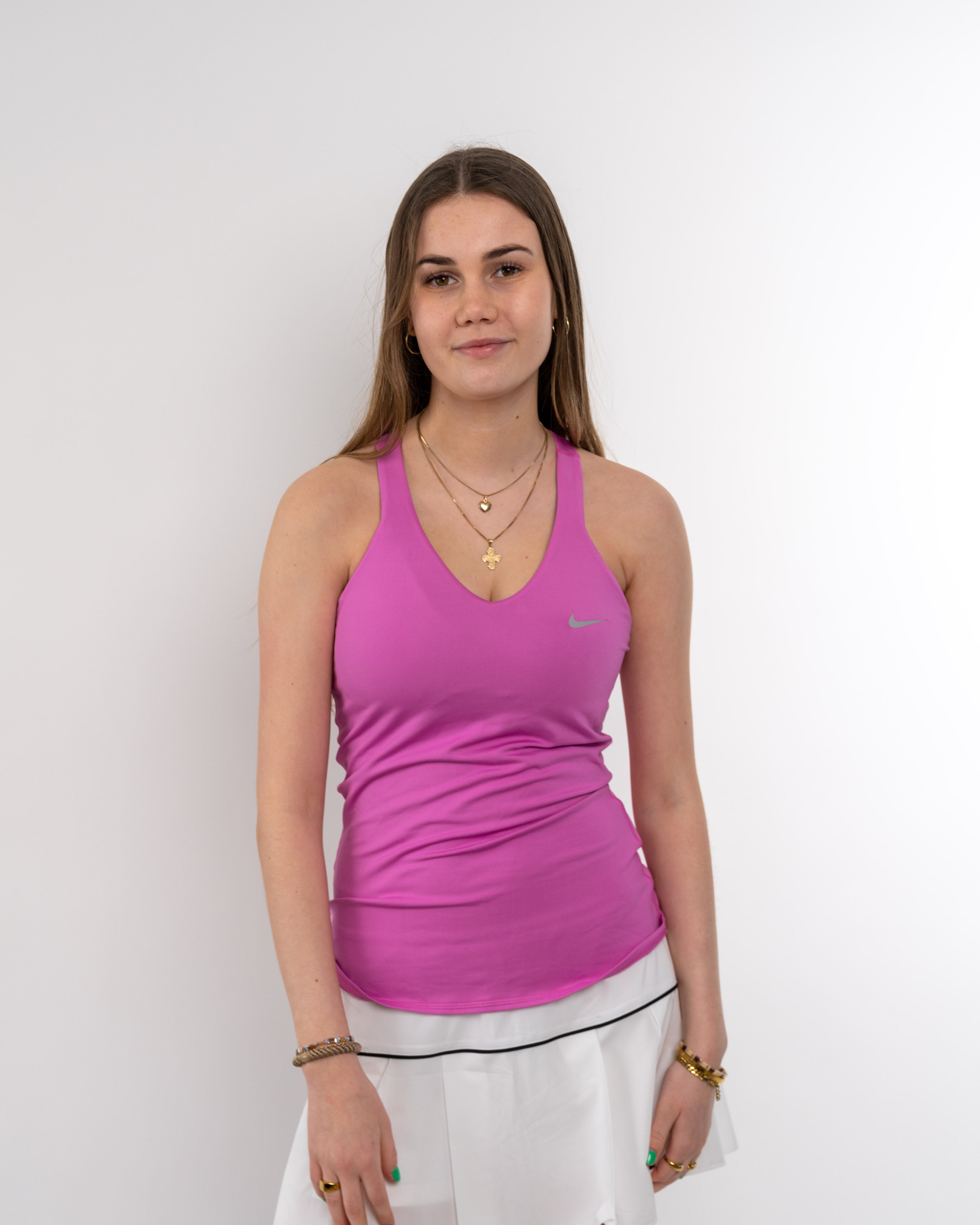 Nike Kvinde Advantage Solid Dri Fit Tennis Tank Top Performance