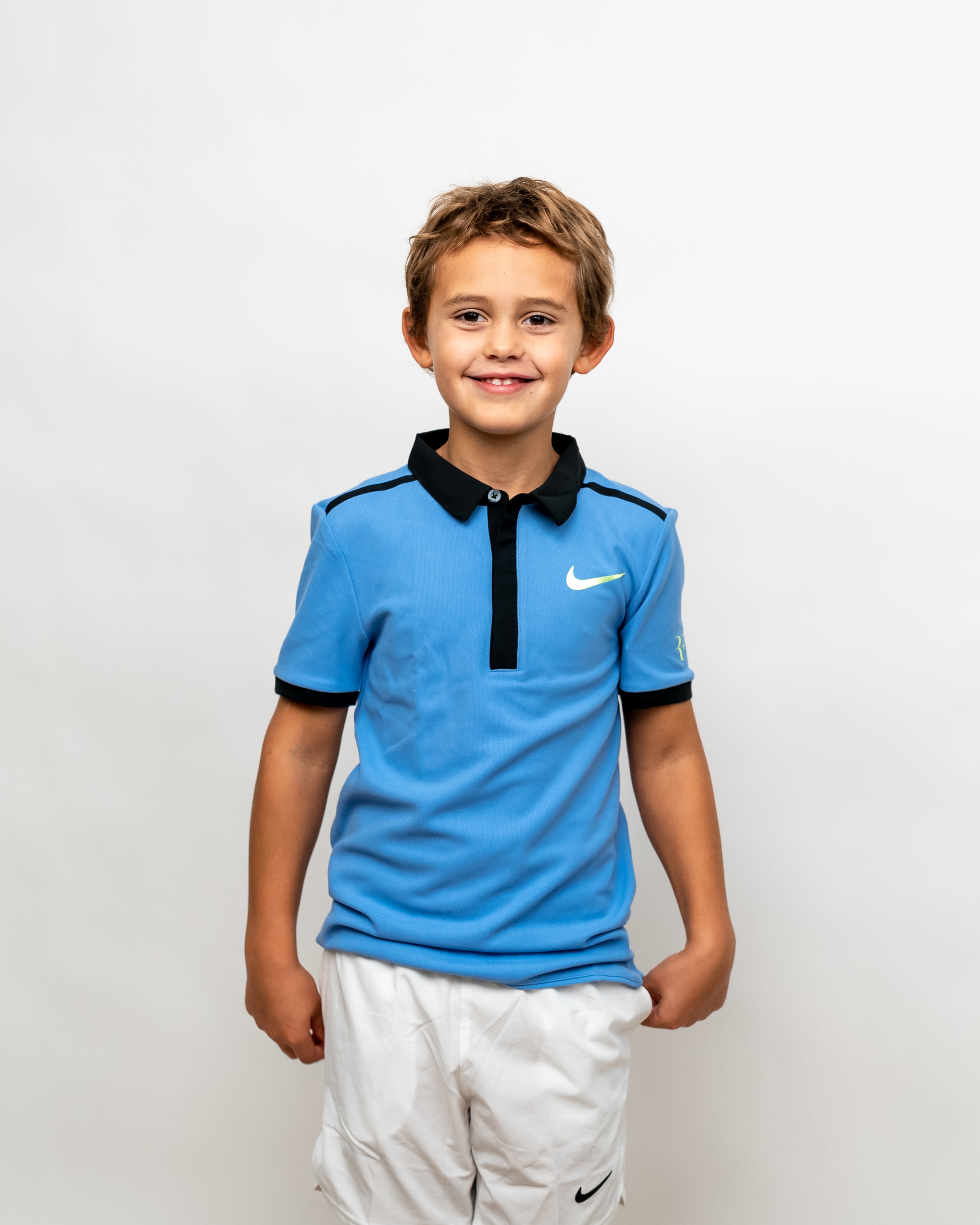 Nike Drenge Polo RF Blå