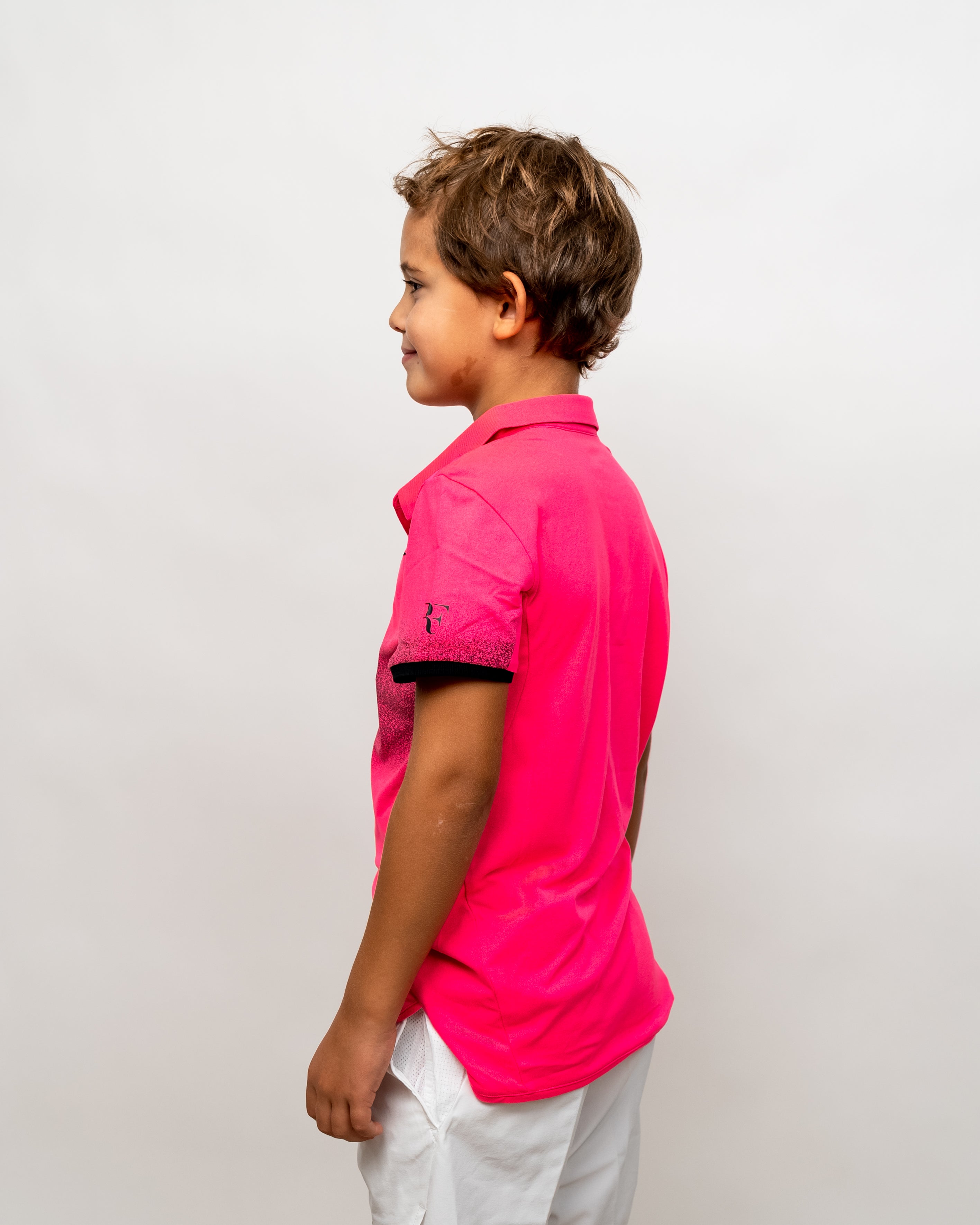 Nike Advantage SS Premier Boys Polo - RF Pink