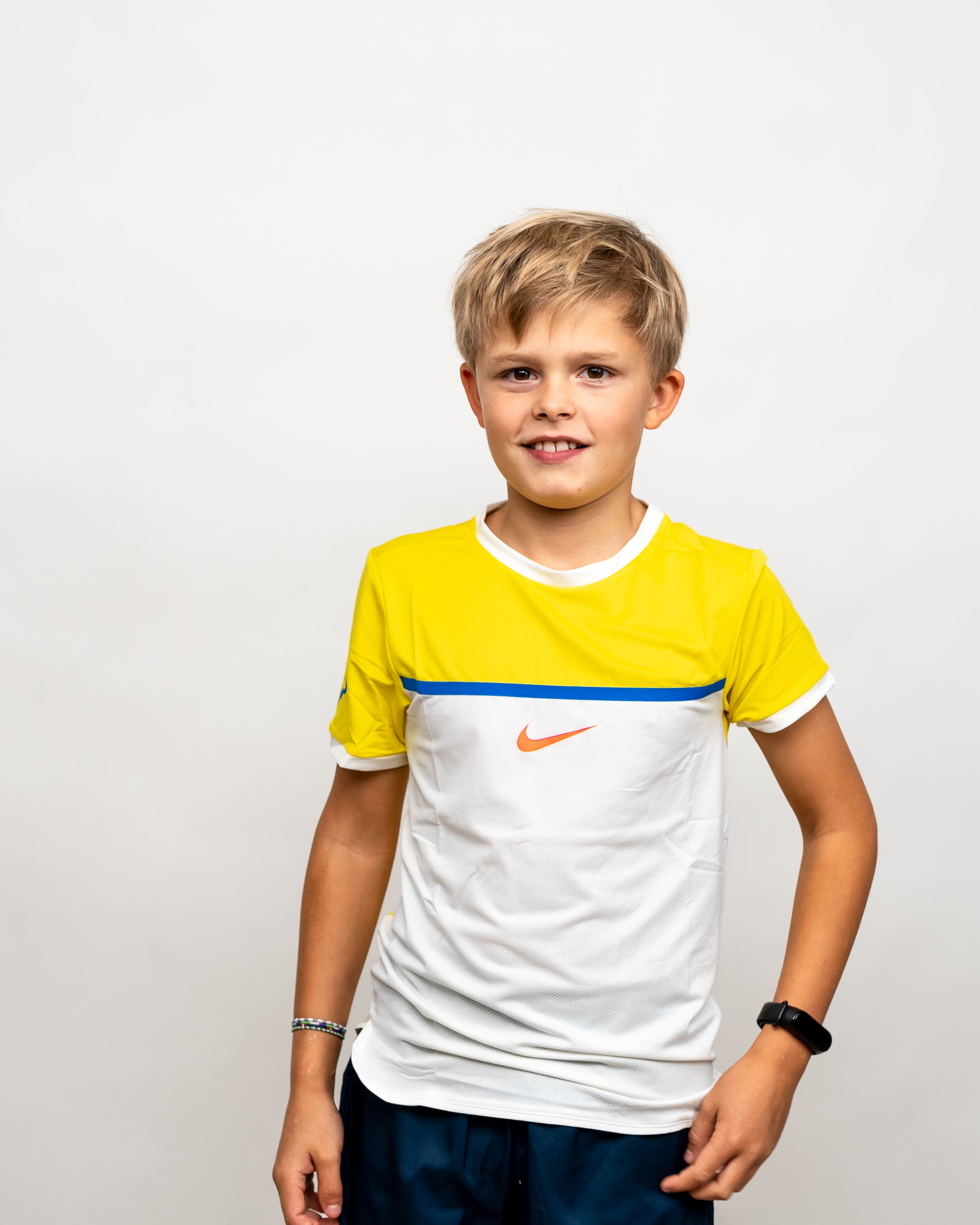 Nike Boys Challenger Pemier Rafa Crew Gul/Hvid