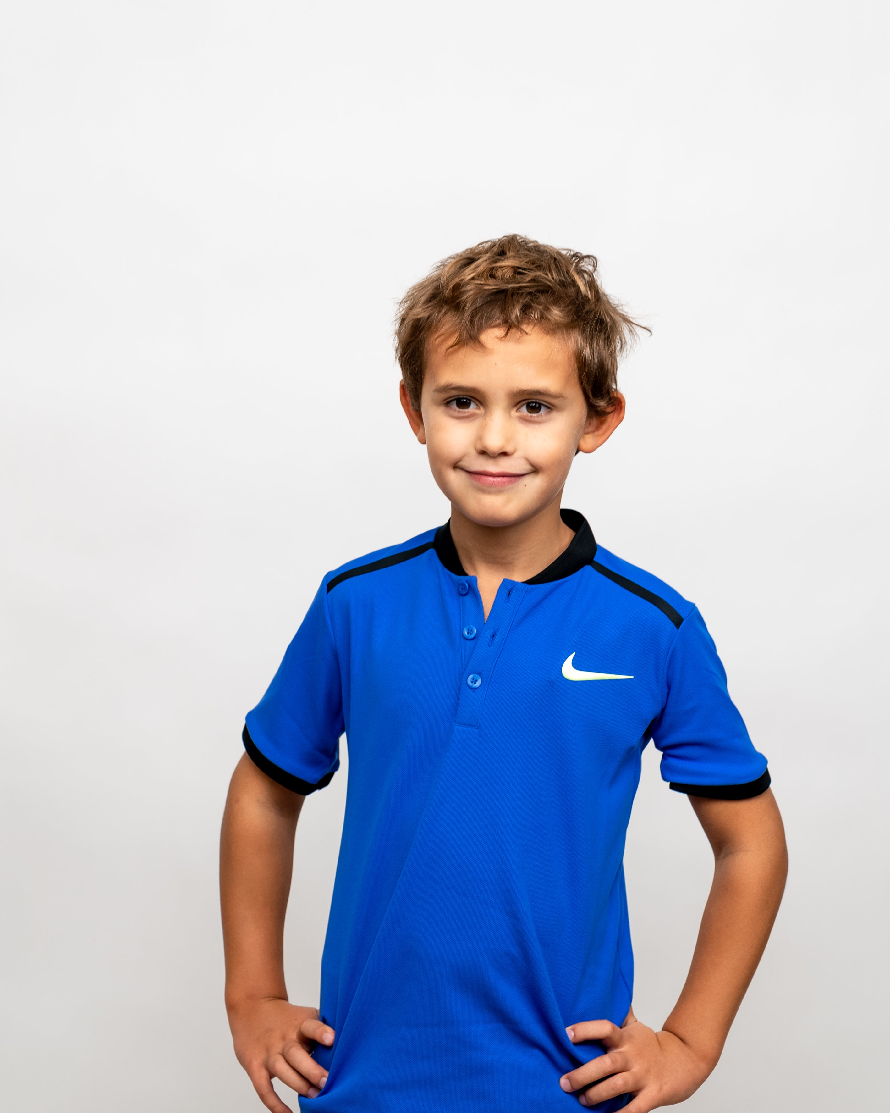 Nike Drenge Kinakrave Polo Blå