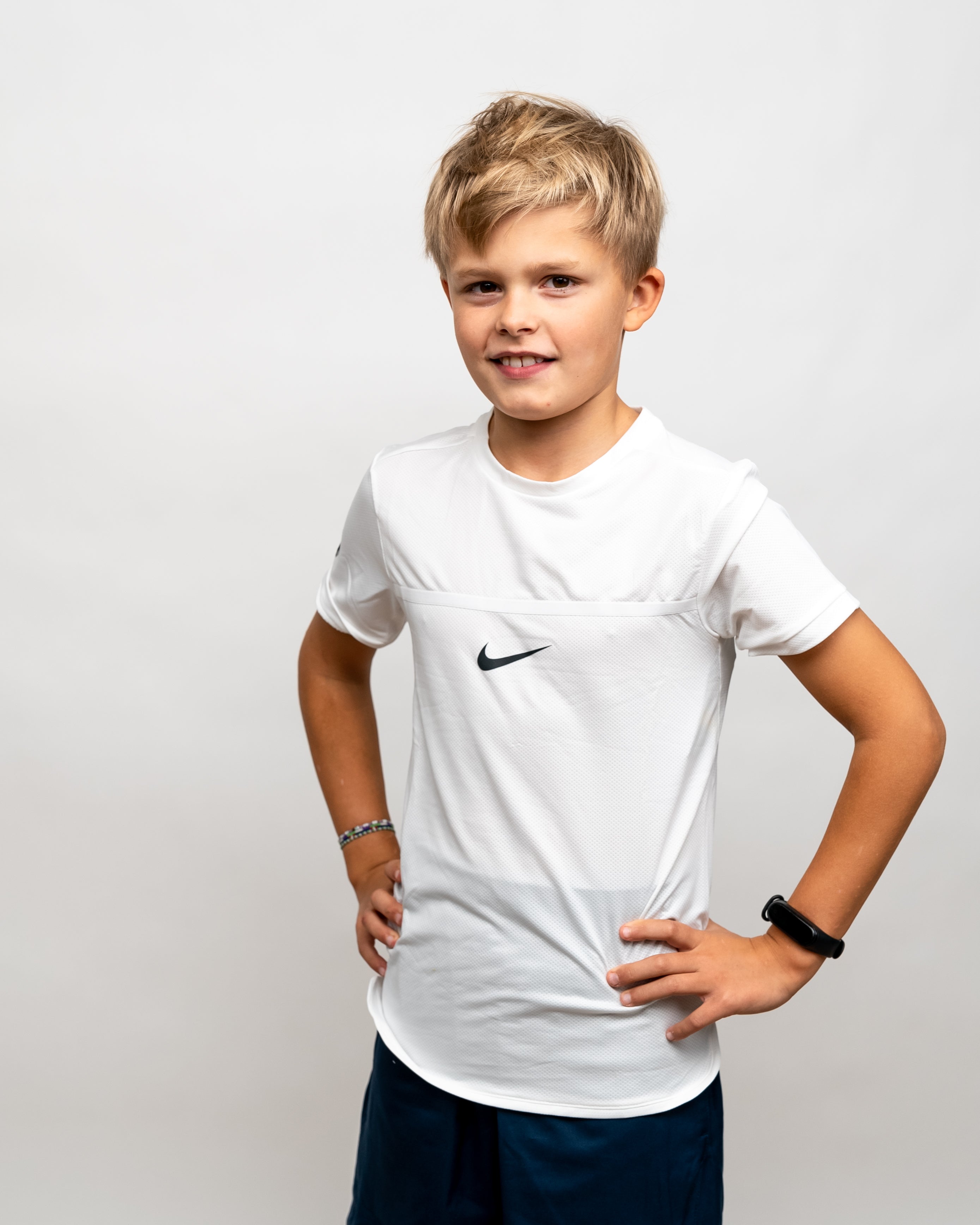 Nike Drenge Challenger Pemier Rafa Crew Hvid