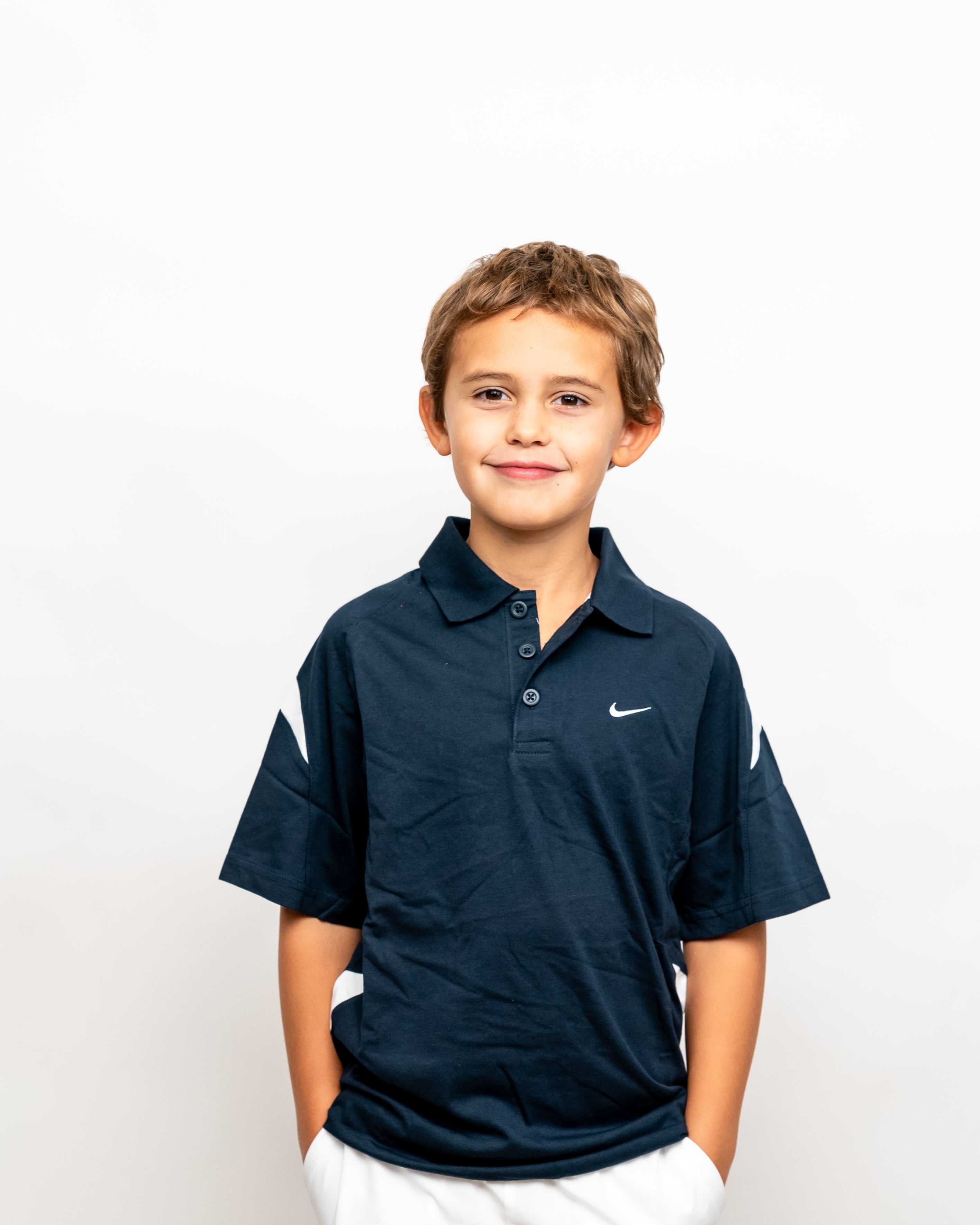 Nike Drenge Polo Marine