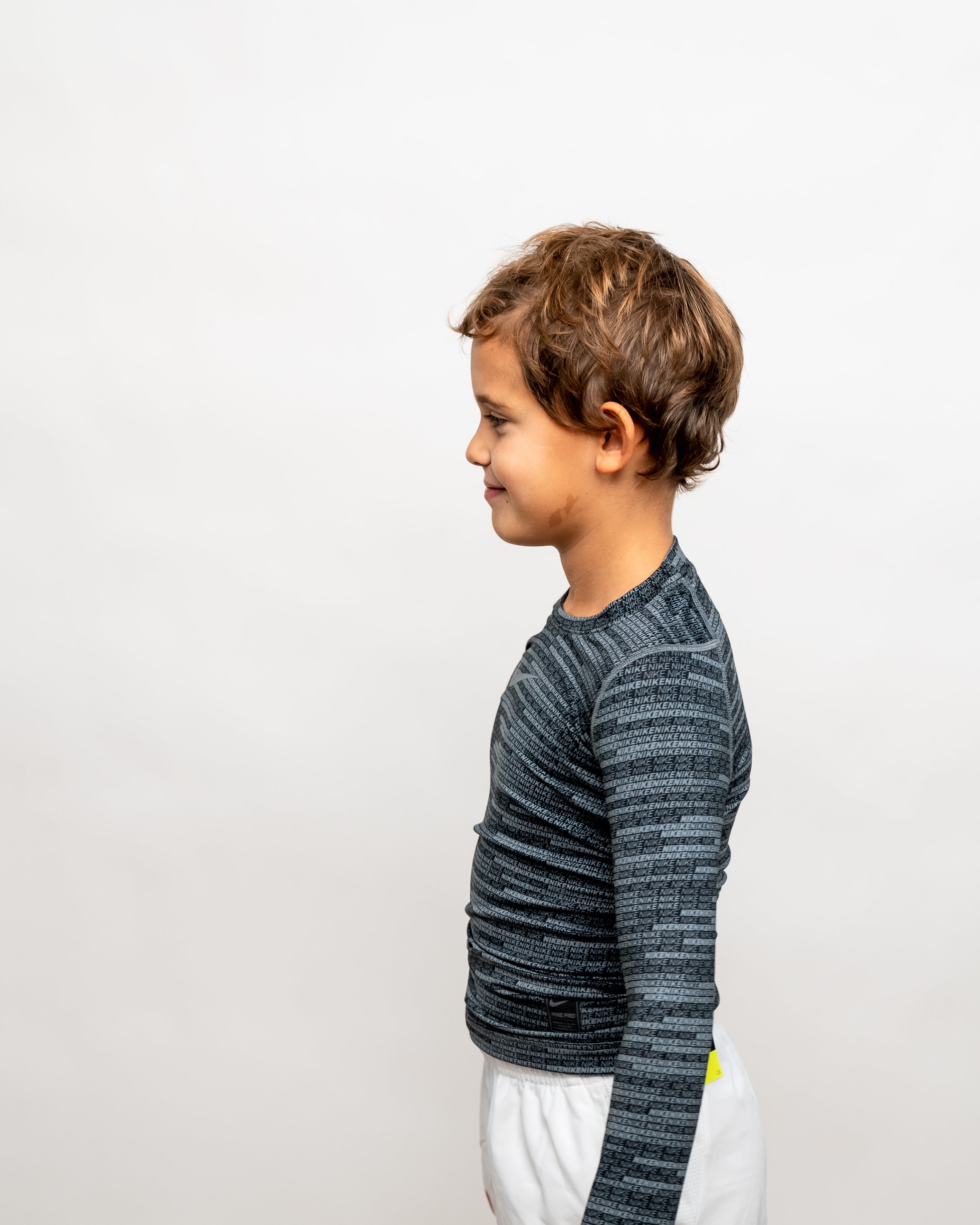 Nike Drenge Langærmet Trøje Grå/Sort