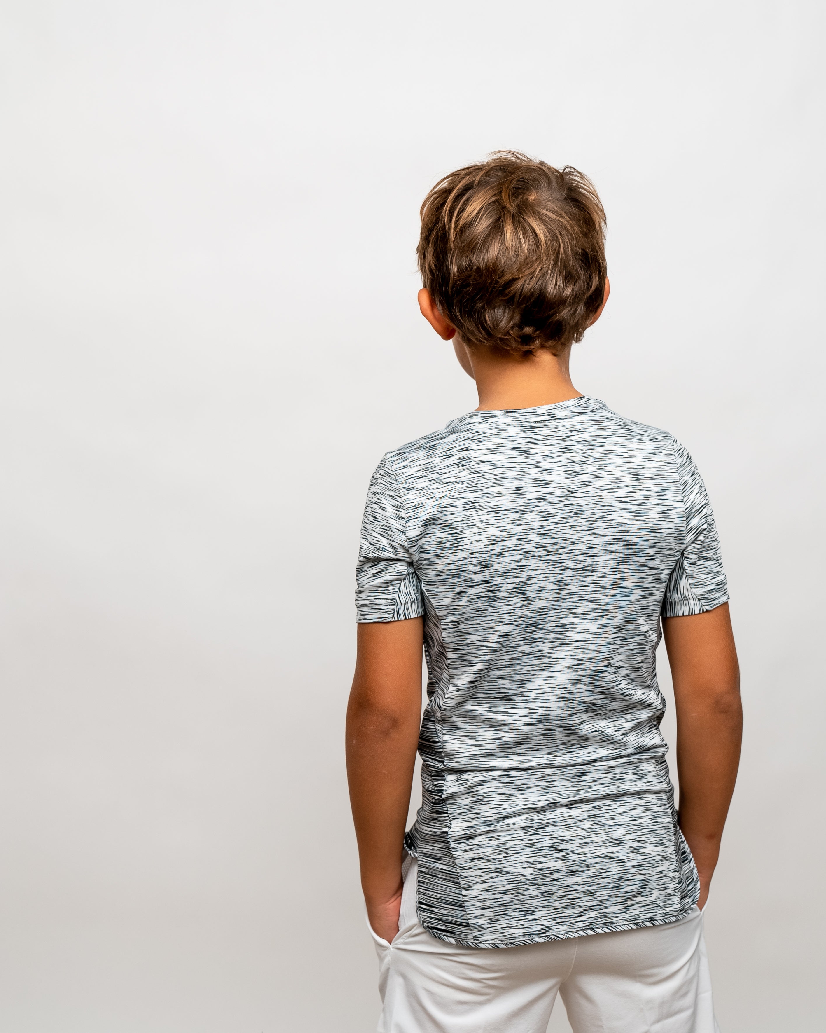 Nike Drenge T-shirt Sort/Hvid