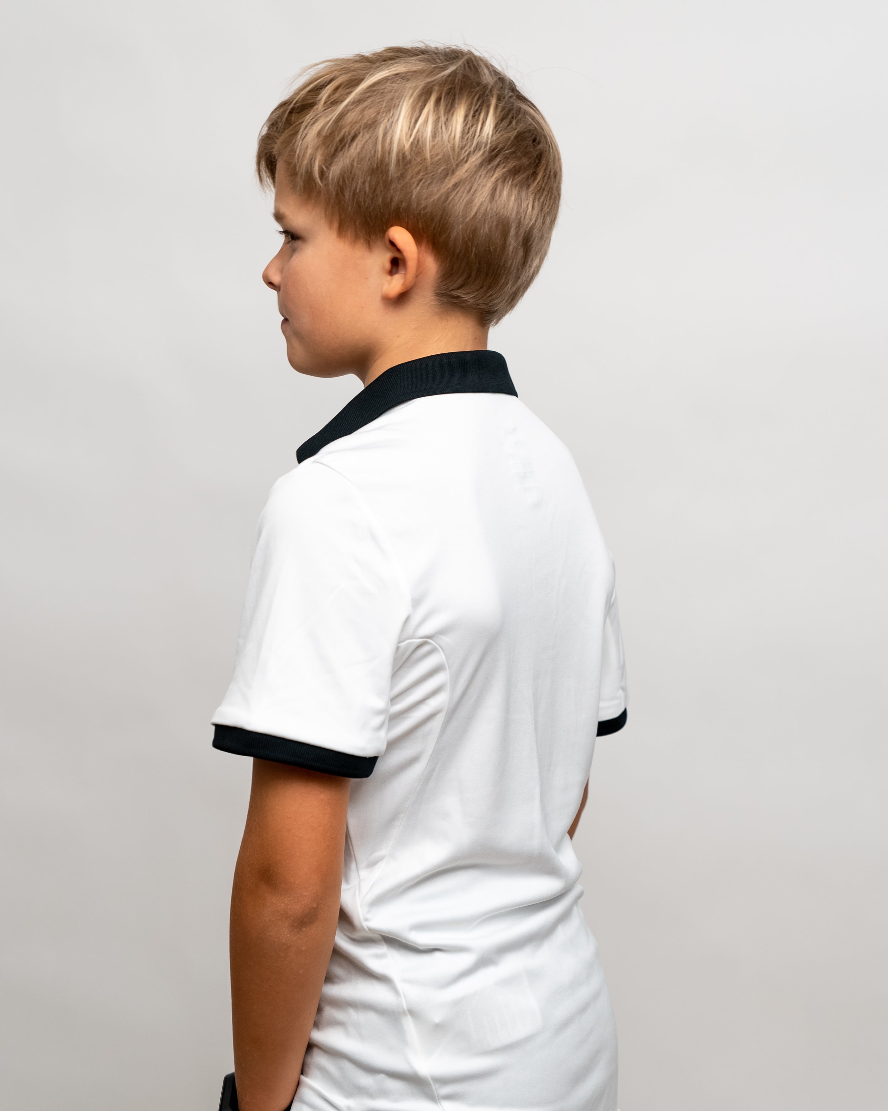 Nike Advantage Solid Polo YTH Hvid