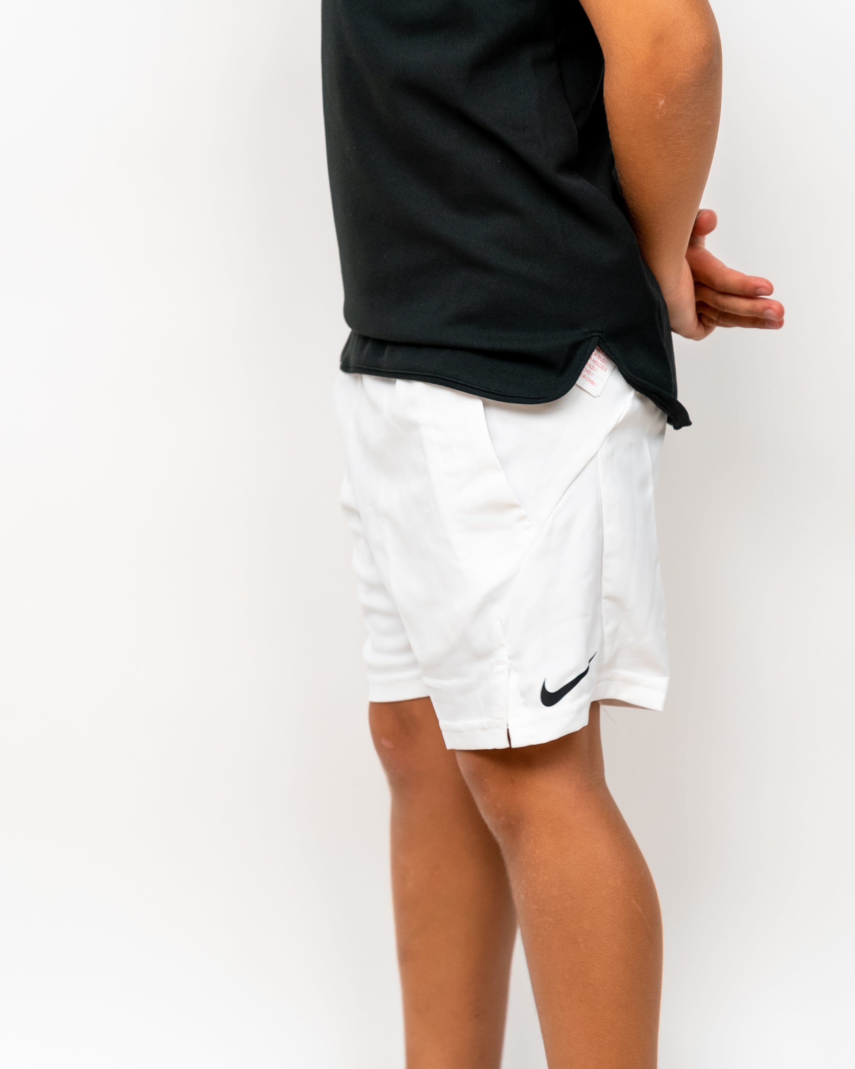 Nike Court Dry Shorts Drenge Hvid