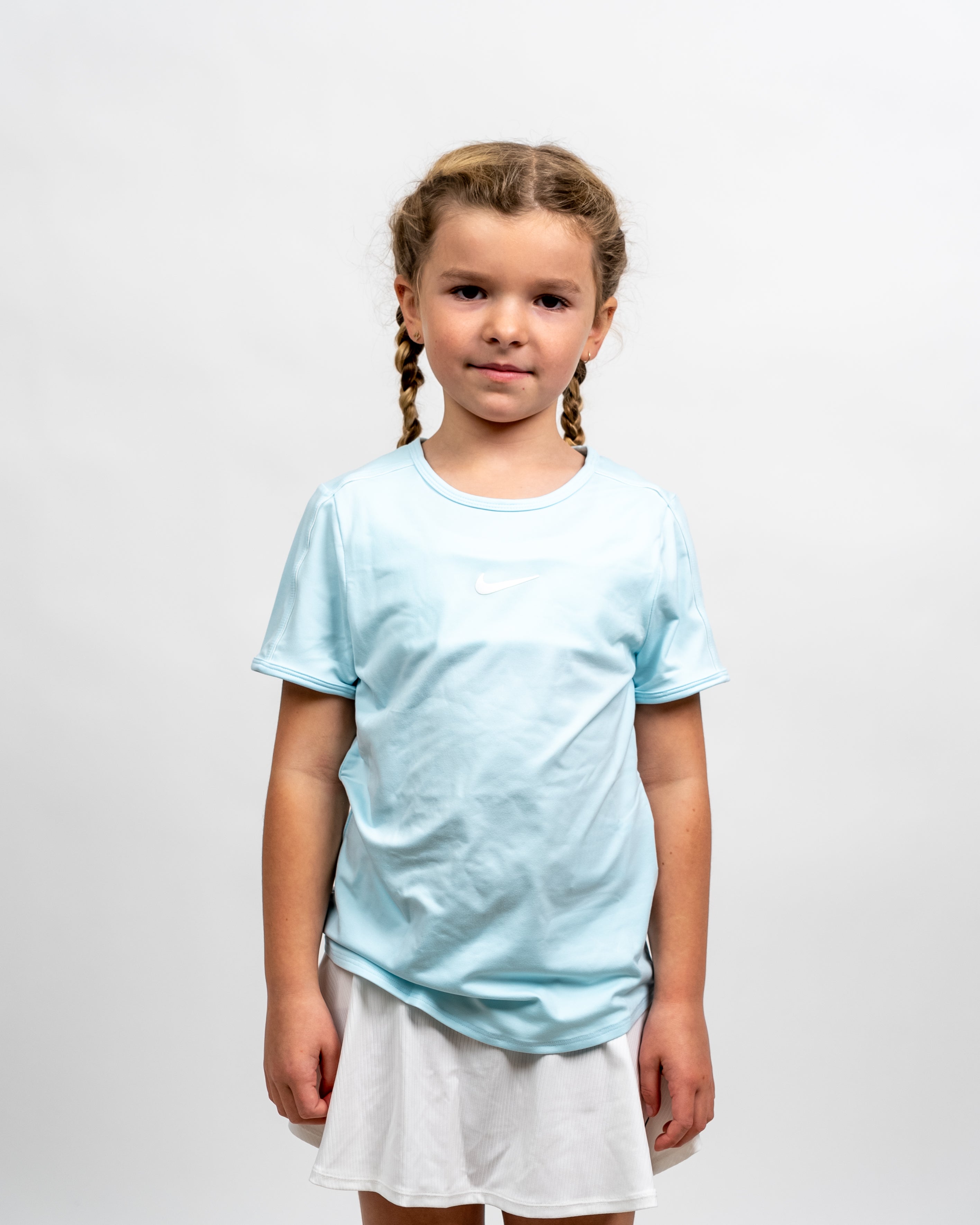Nike Pige Slim-Fit T-Shirt Lyseblå