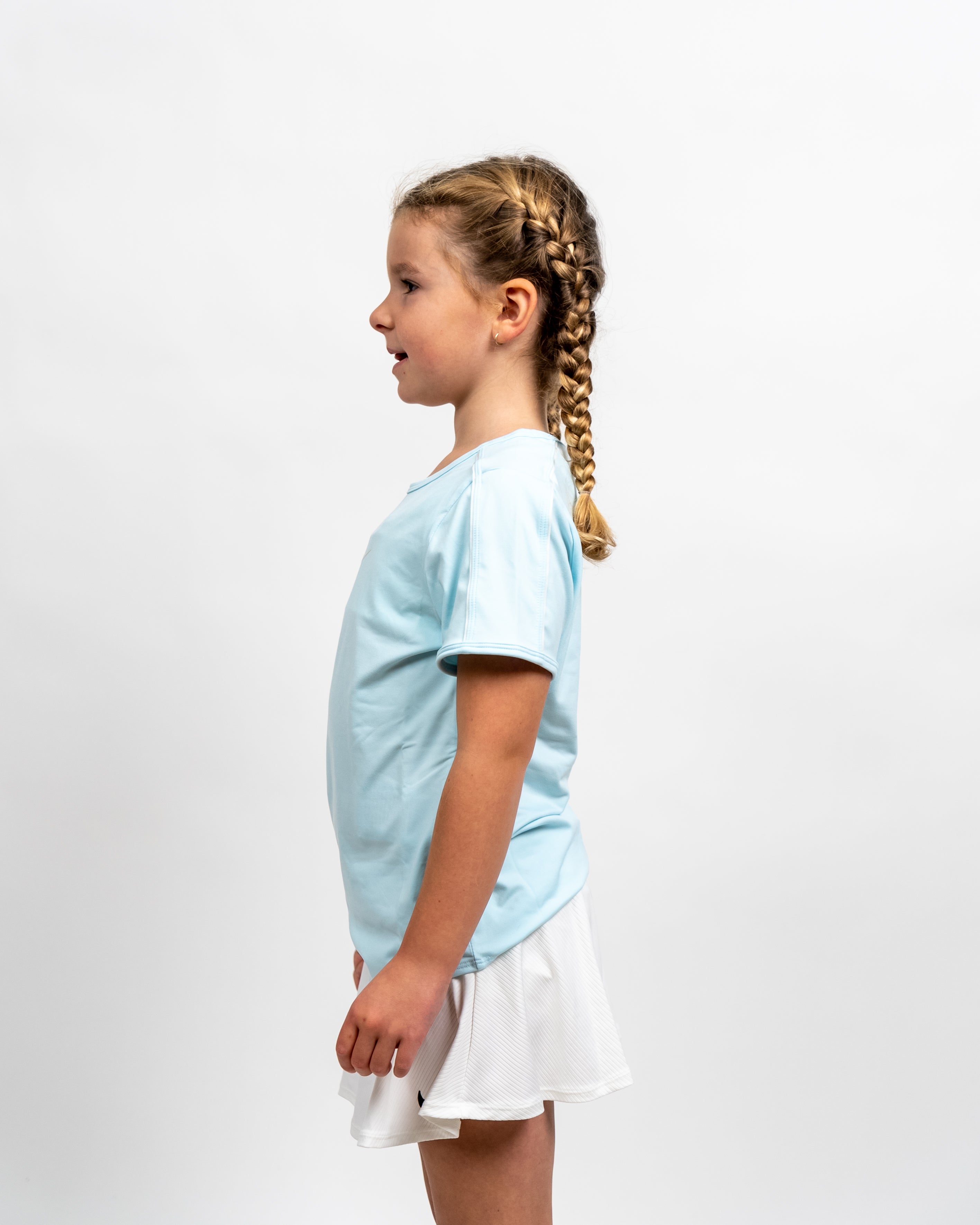 Nike Pige Slim-Fit T-Shirt Lyseblå