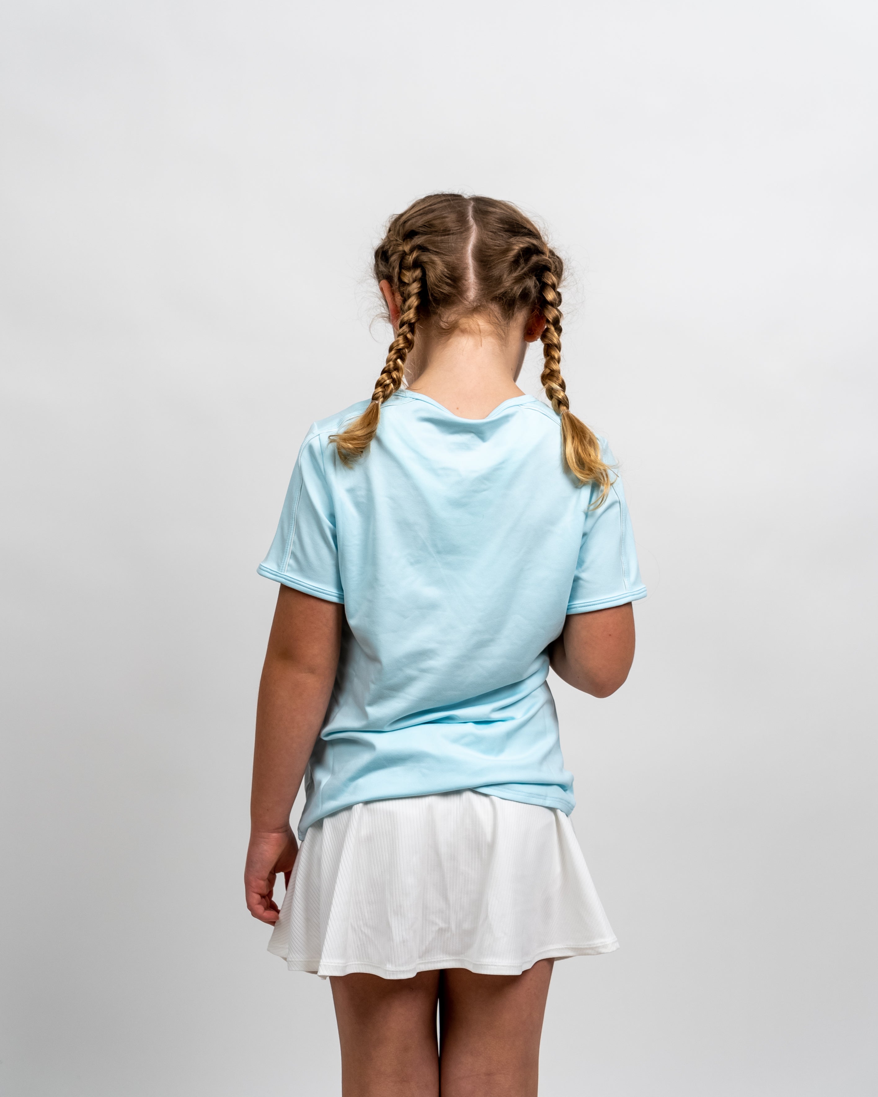 Nike Pige Slim-Fit T-Shirt Lyseblå
