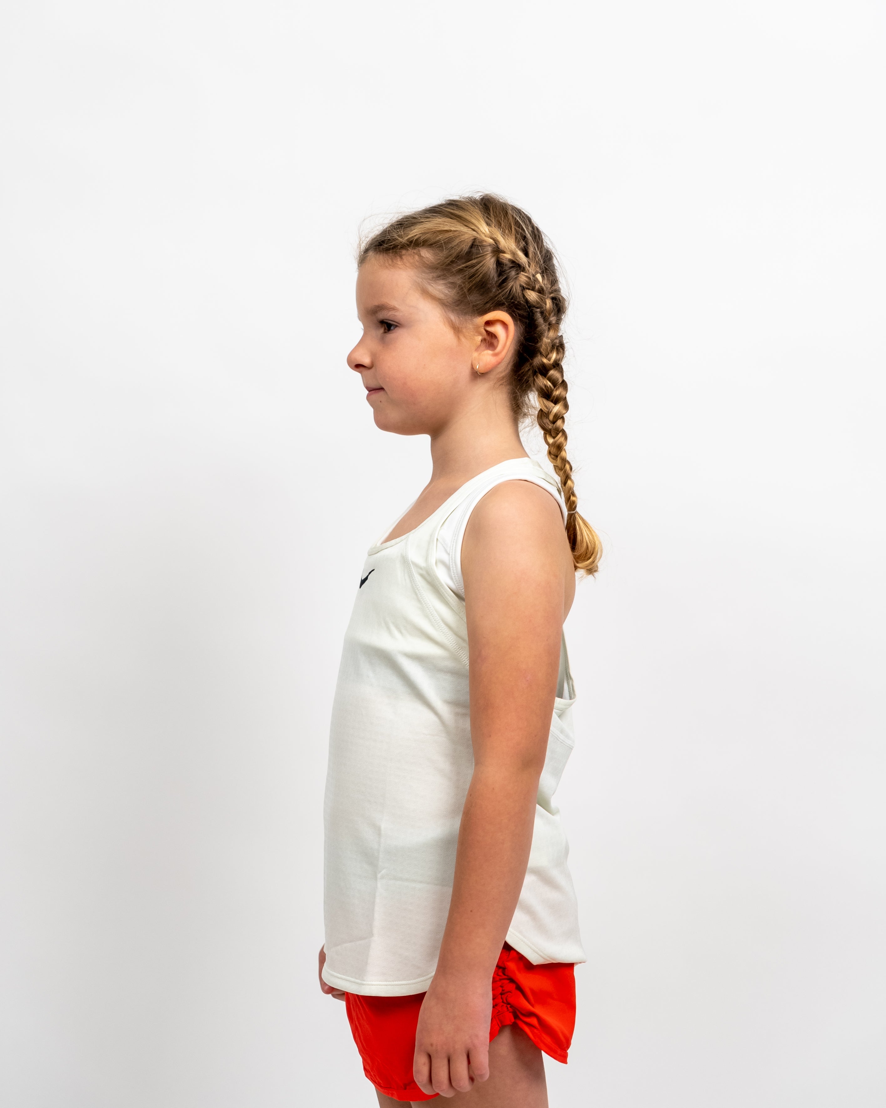 Nike Pige Dri-Fit Top Hvid