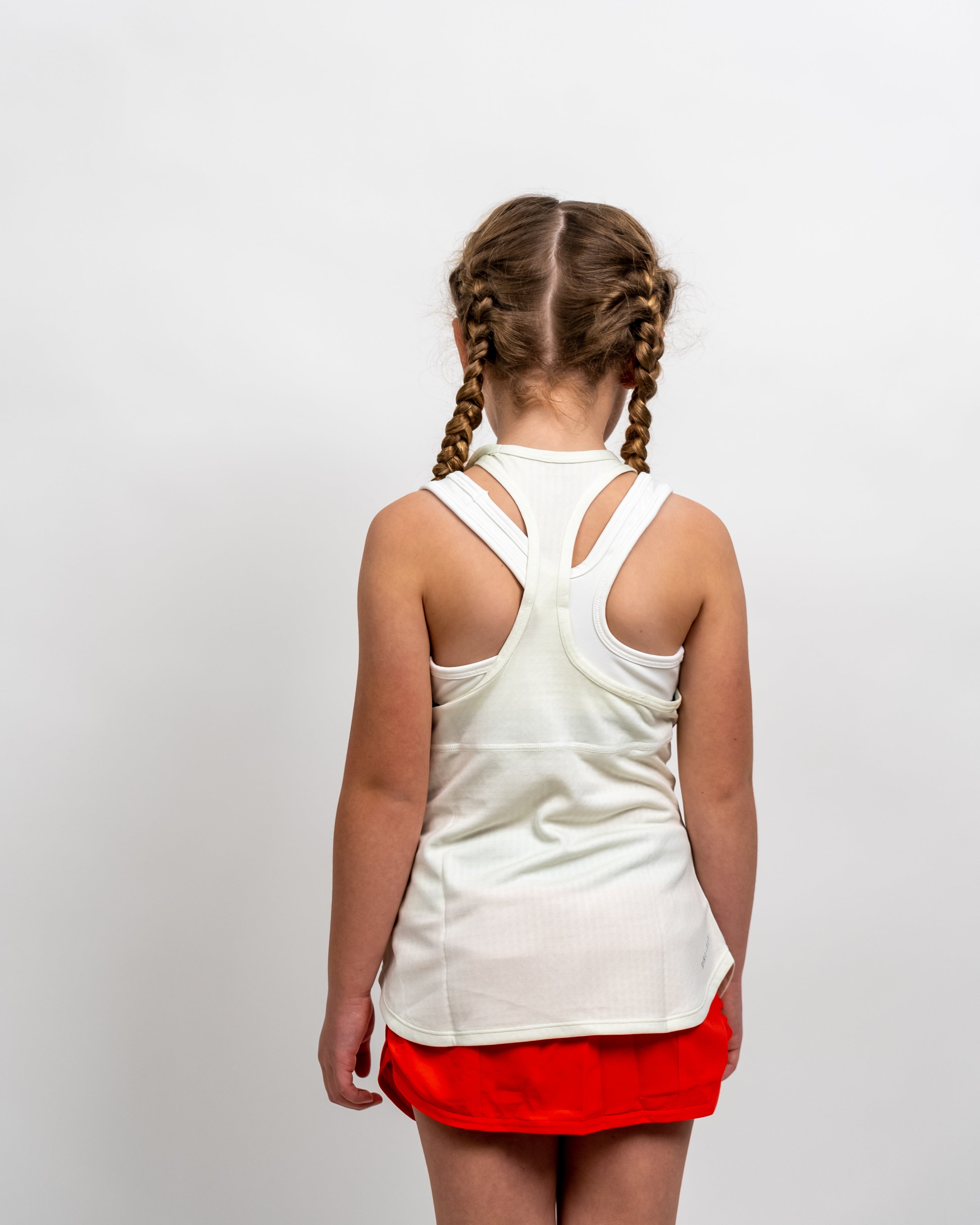 Nike Pige Dri-Fit Top Hvid