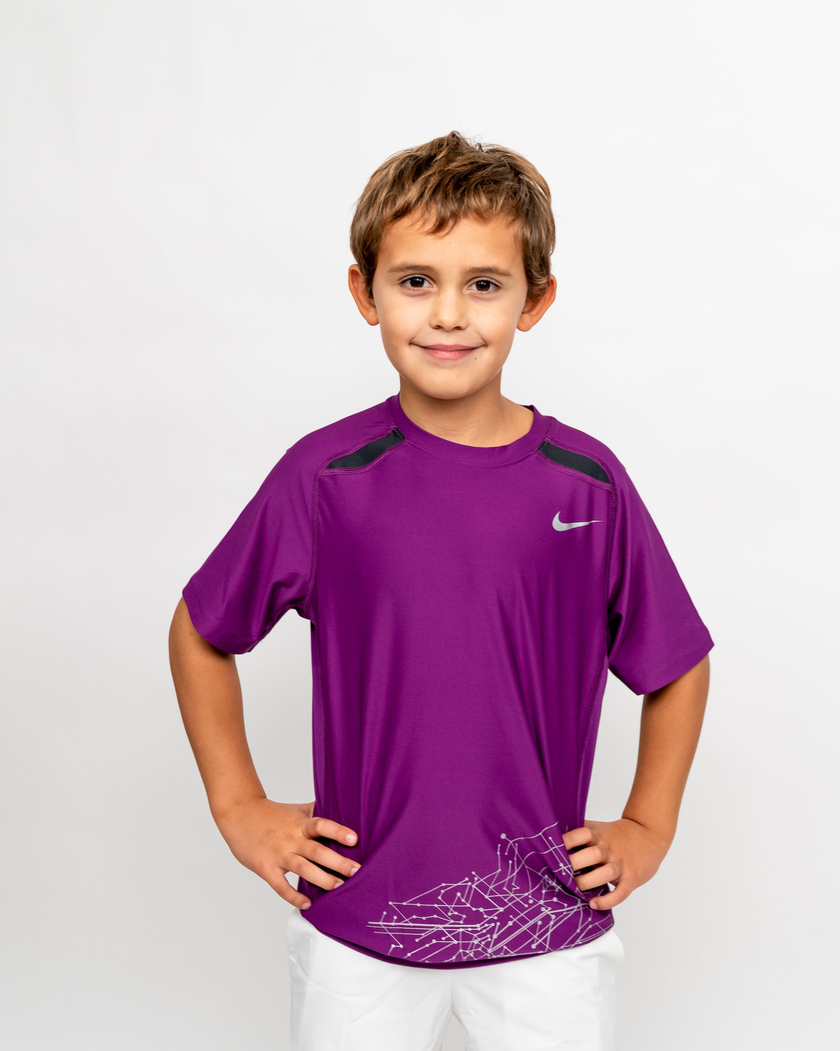 Nike Drenge T-shirt Lilla