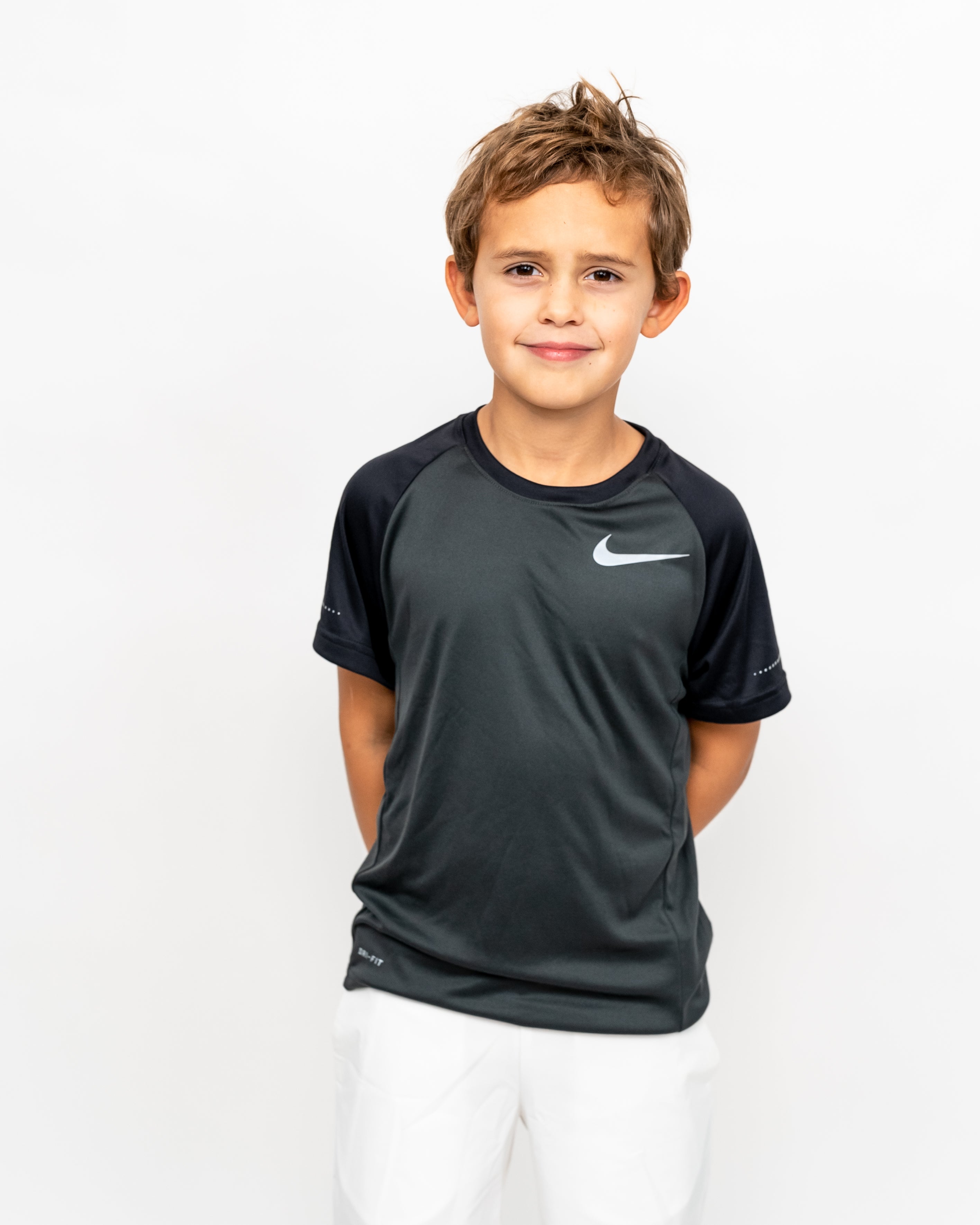 Nike Drenge T-shirt Grå