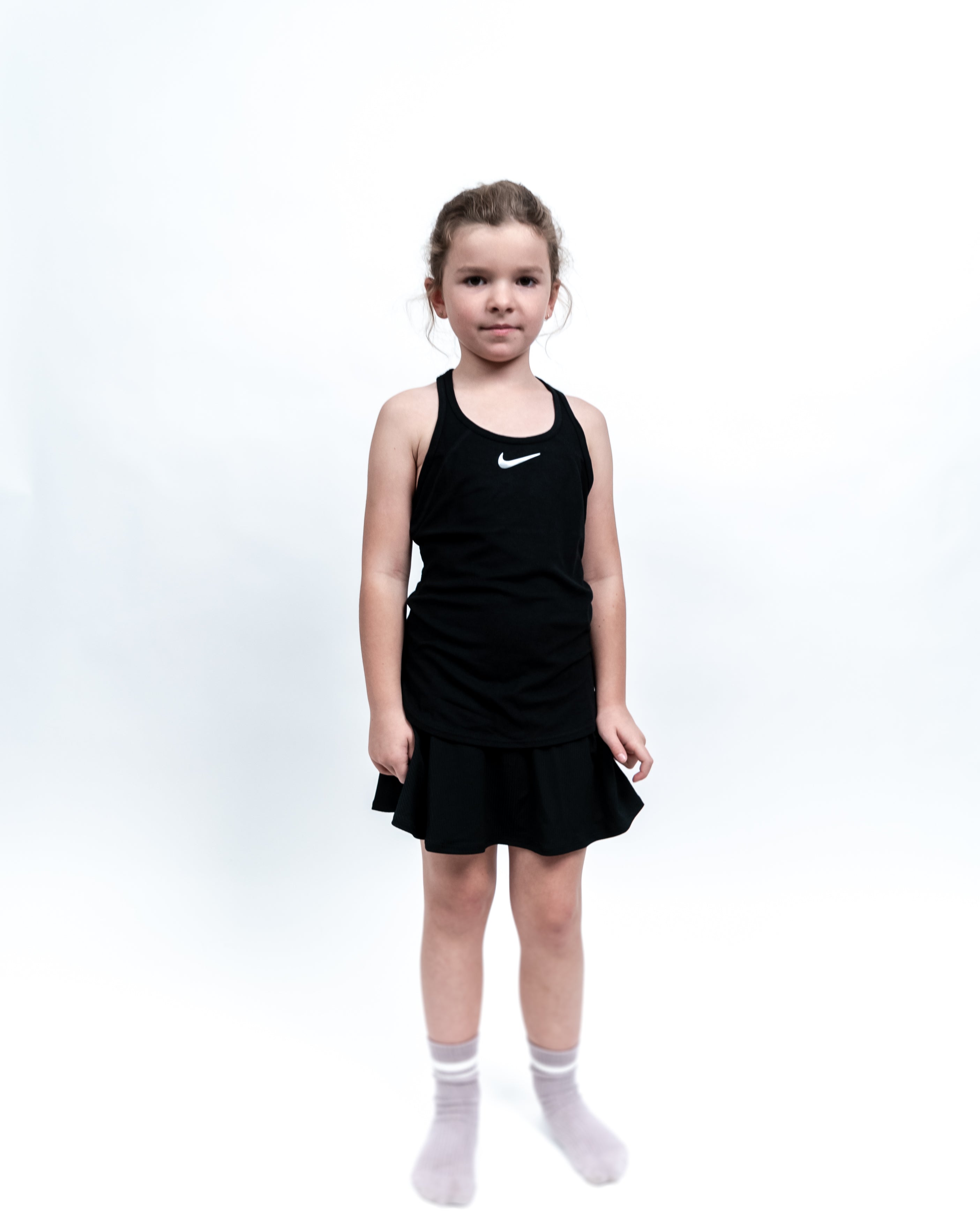 Nike Court Flouncy Skirt Pige Sort