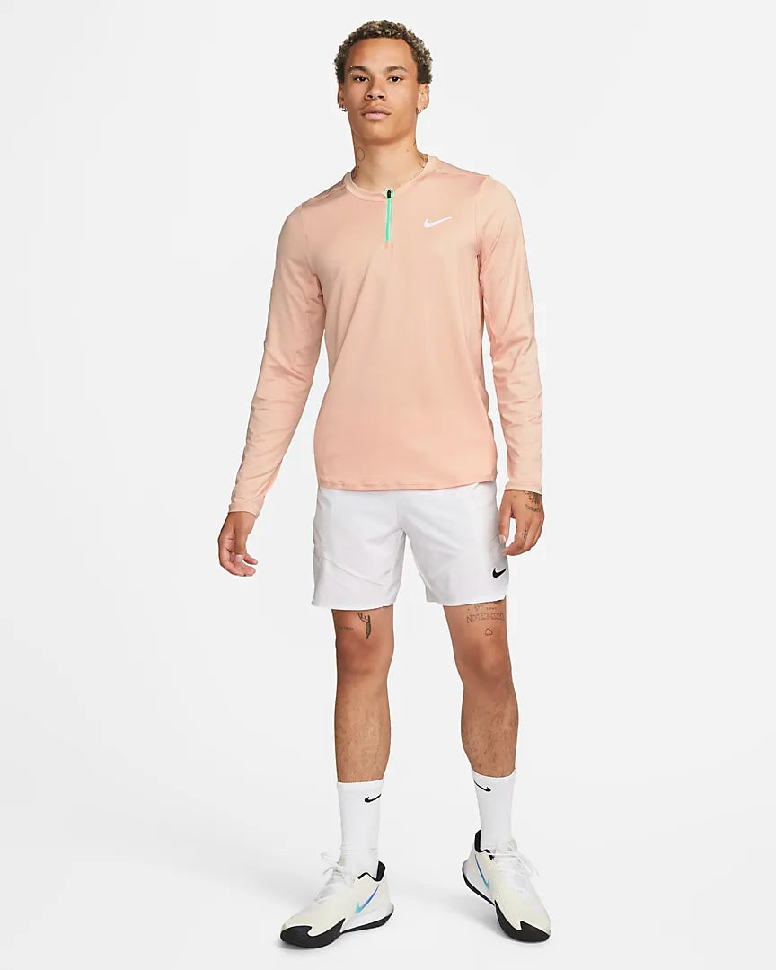 Nike Court Advantage Dri-Fit Half-Zip Shirt Langærmet